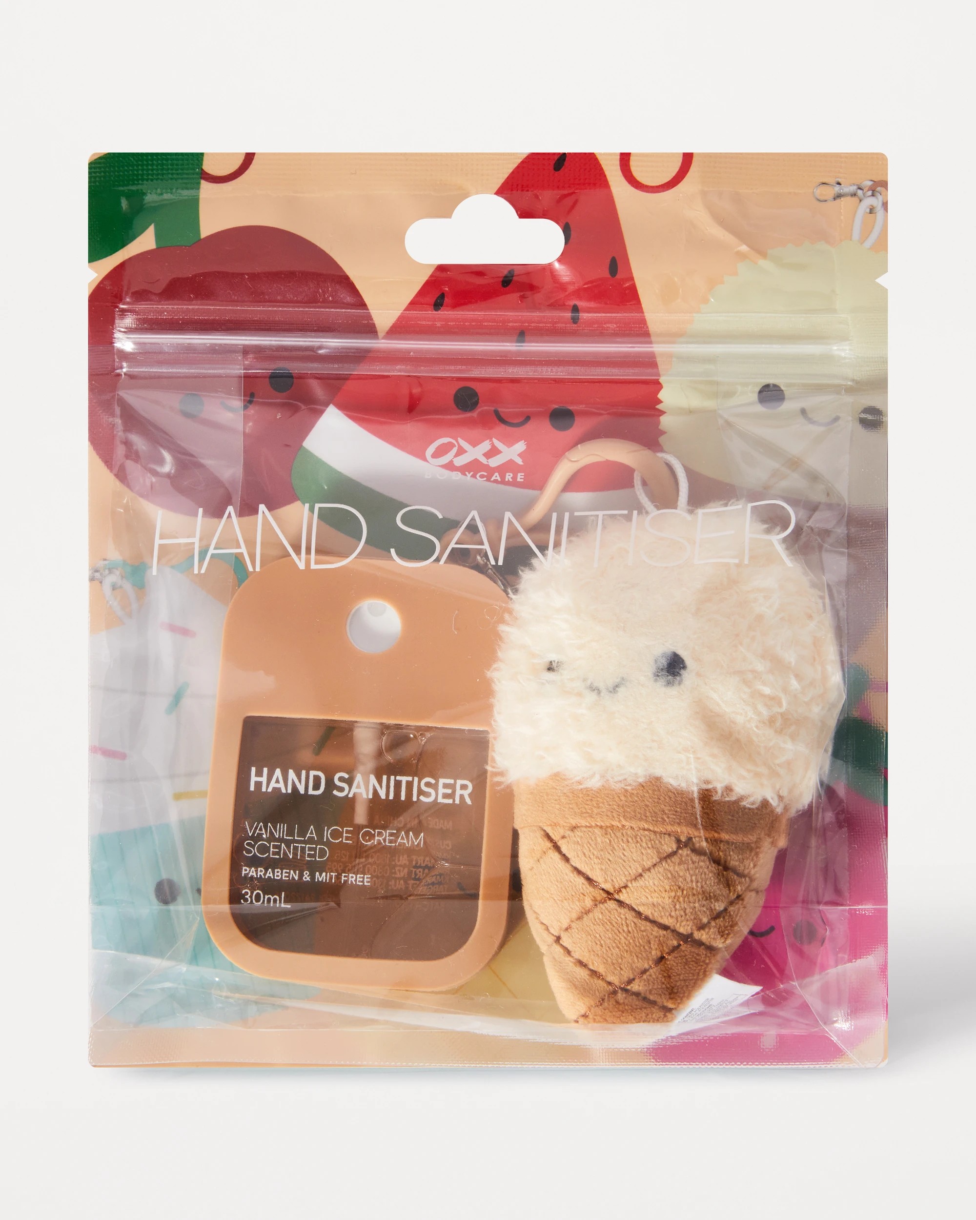 5 OXX Bodycare Hand Sanitiser with Decoration 30ml - Vanilla Ice Cream Scented, 5 of 7