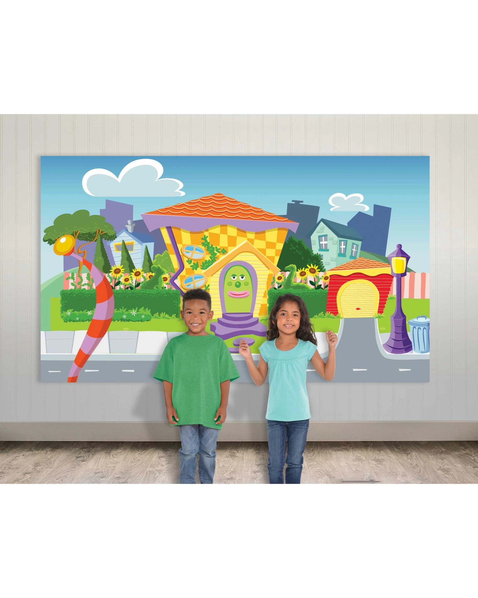 1 The Wiggles The Wiggles Party Scene Setter Backdrop, 1 of 2