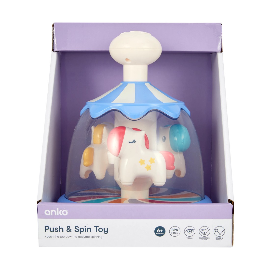 6 Push and Spin Toy, 6 of 7