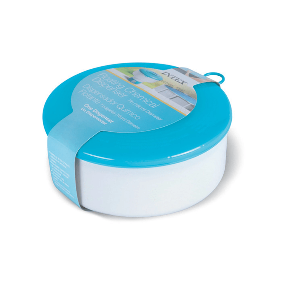 2 Intex 17.8cm Floating Chemical Dispenser Polypropylene Adjustable Ring - Plain, 2 of 3