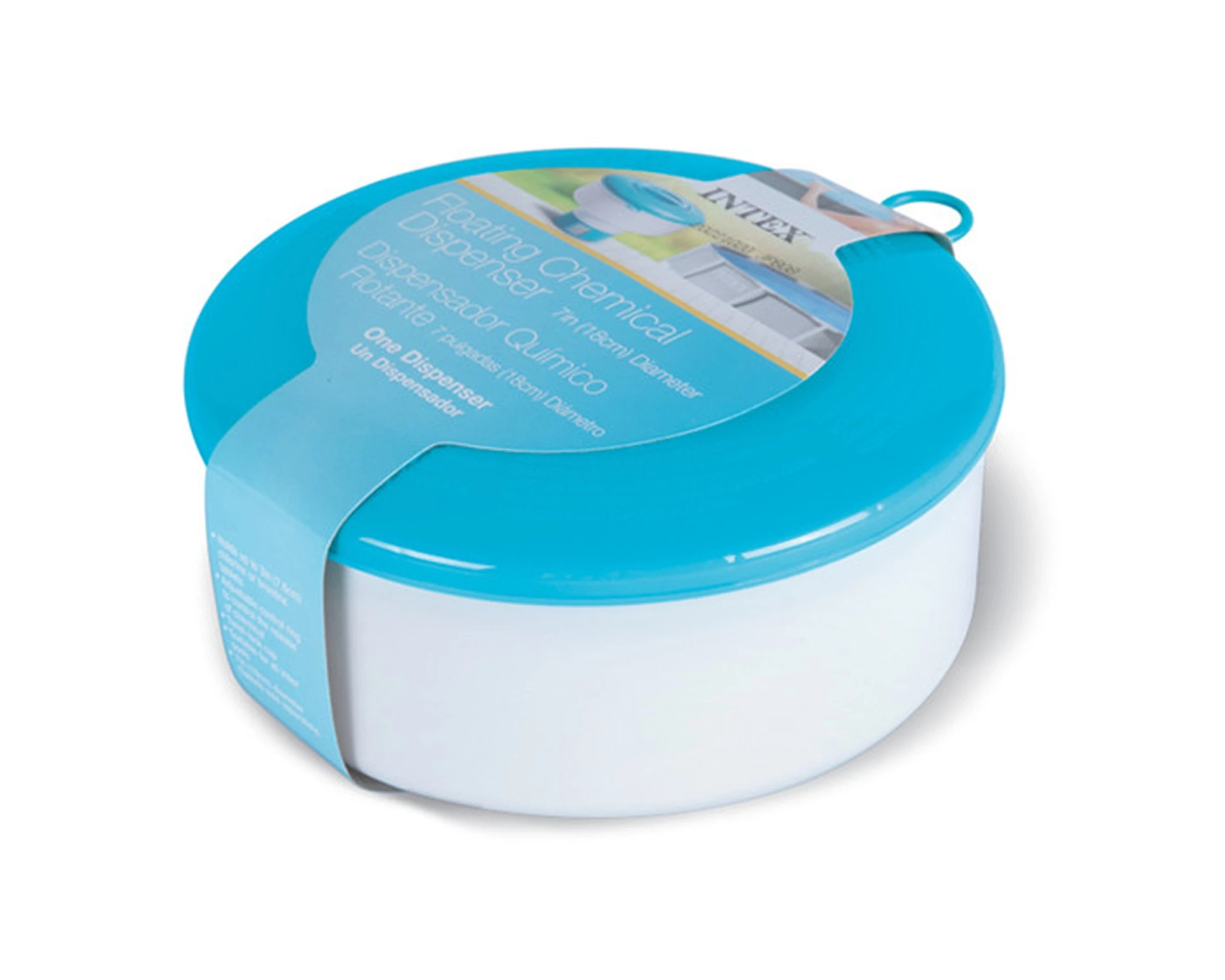 2 Intex 17.8cm Floating Chemical Dispenser Polypropylene Adjustable Ring - Plain, 2 of 3