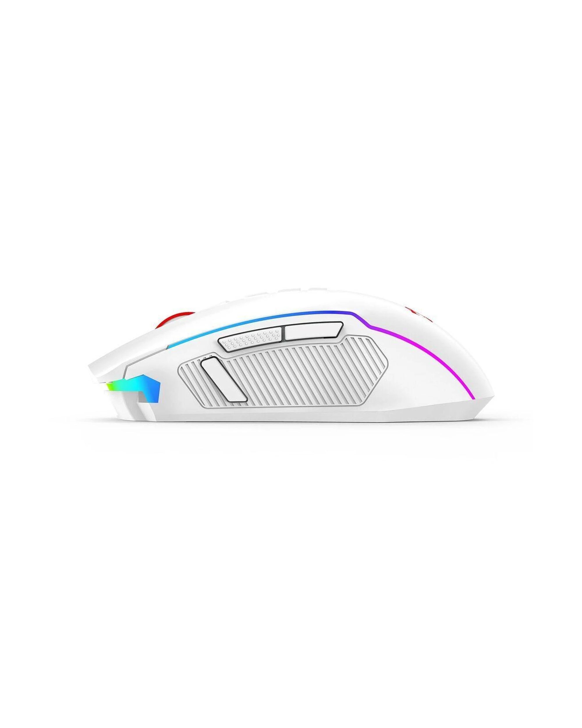 7 Redragon M914WRGB NIX White FullSize TriMode RGB Gaming Mouse, 7 of 10