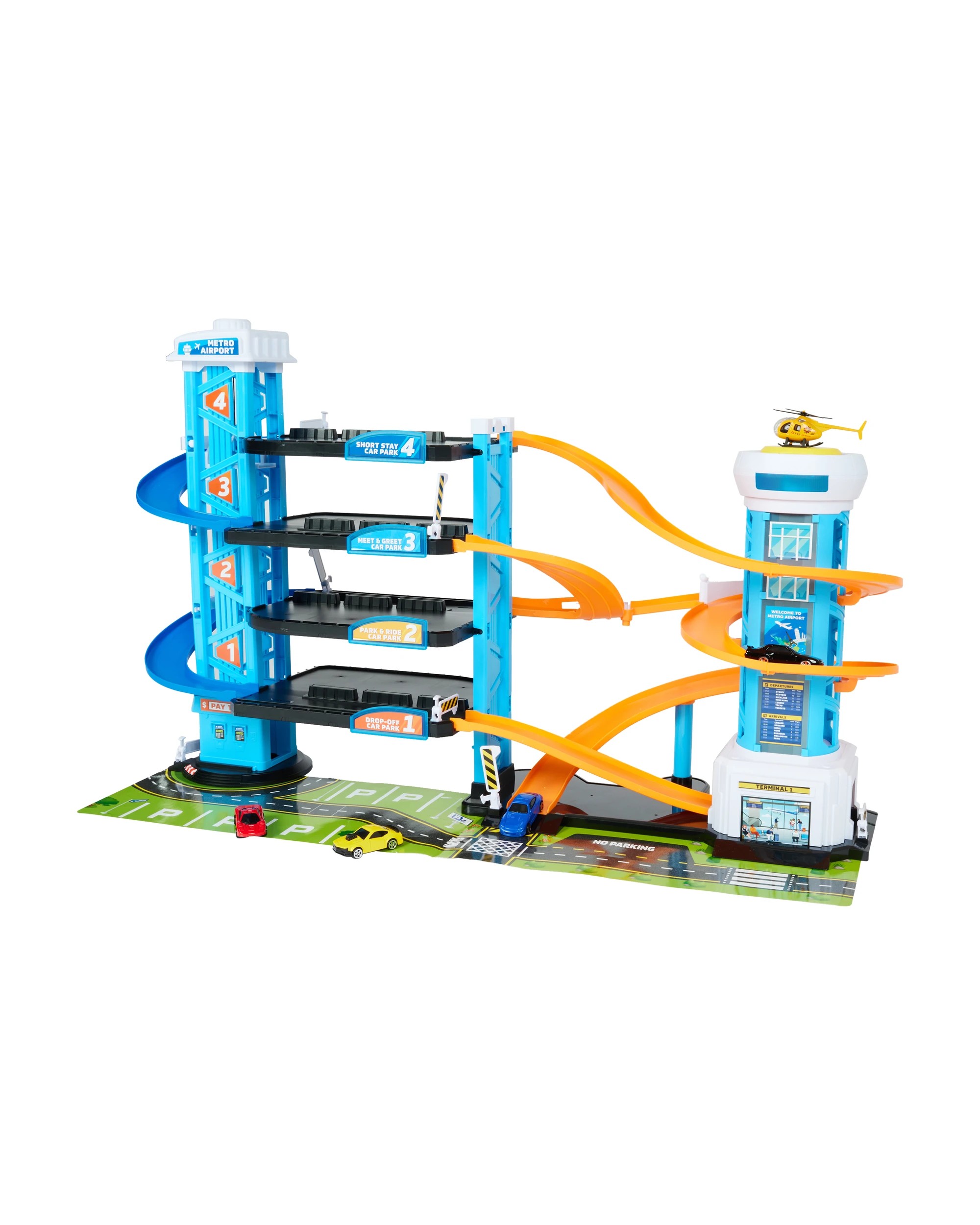 1 Lights and Sounds Parking Garage Playset, 1 of 10