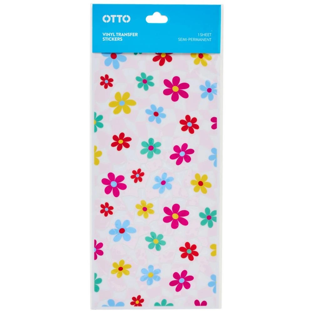 1 Otto Vinyl Transfer Sticker Flowers, 1 of 5