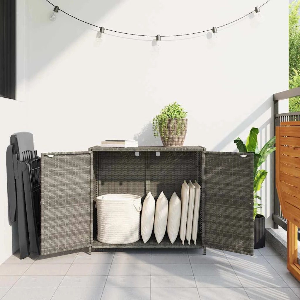 3 vidaXL garden storage cabinet Ample Storage - Grey, 3 of 10