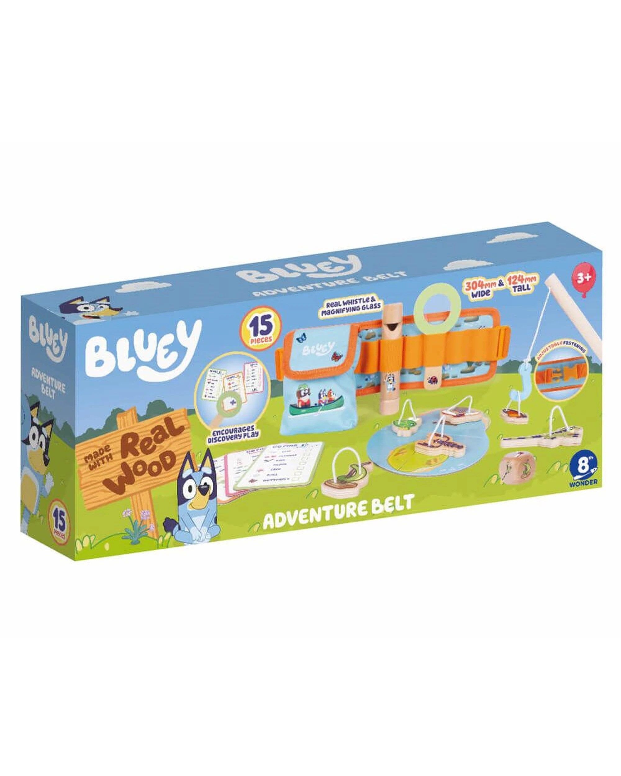 9 Bluey - Adventure Belt Set, Kids Activity Set, Learning Game, 15 Piece, Wooden Toy, Ages 3+ - Multi, 9 of 10
