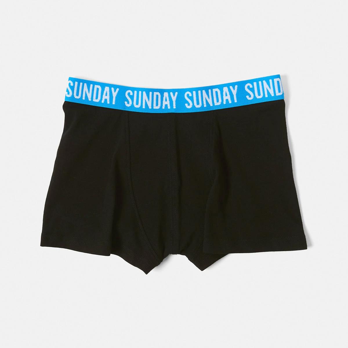 4 7 Pack Attached Elastic Trunks BLACK WEEKDAYS, 4 of 10
