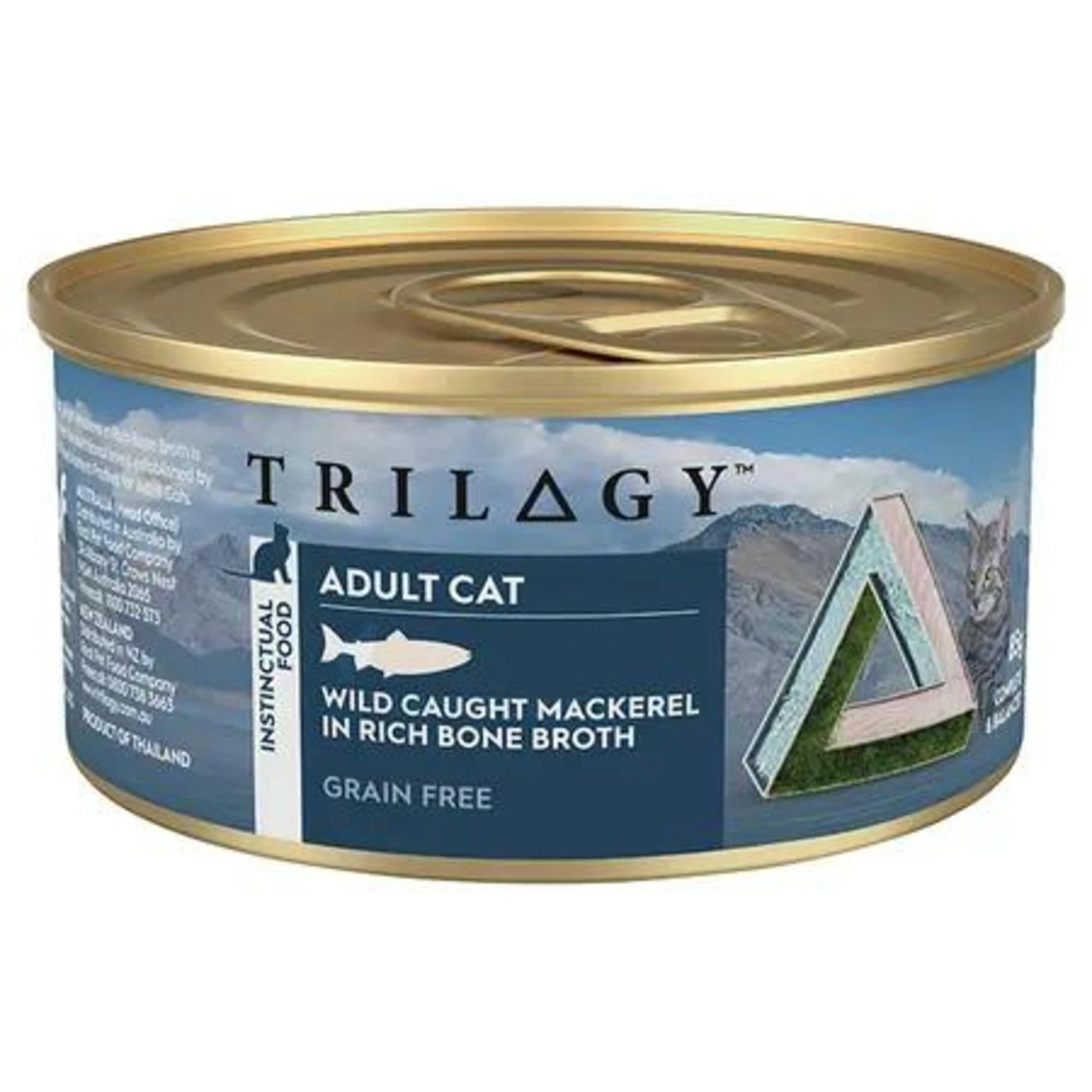 1 Trilogy Adult Mackrl In Bone Broth 85g 24pk, 1 of 2