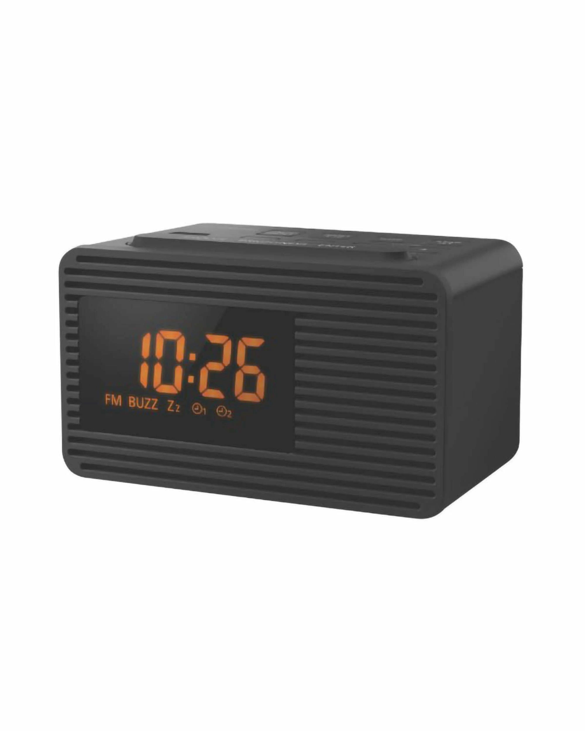 1 Panasonic FM Clock Radio - BLACK, 1 of 1