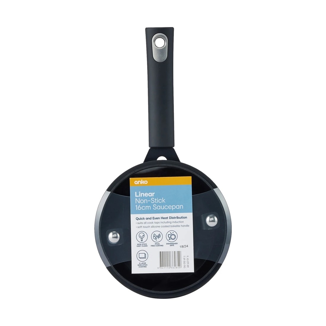 8 16cm Linear Non-Stick Saucepan, 8 of 8