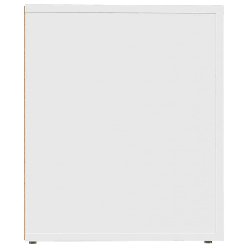 7 vidaXL bedside cabinet Ample Storage - White, 7 of 9