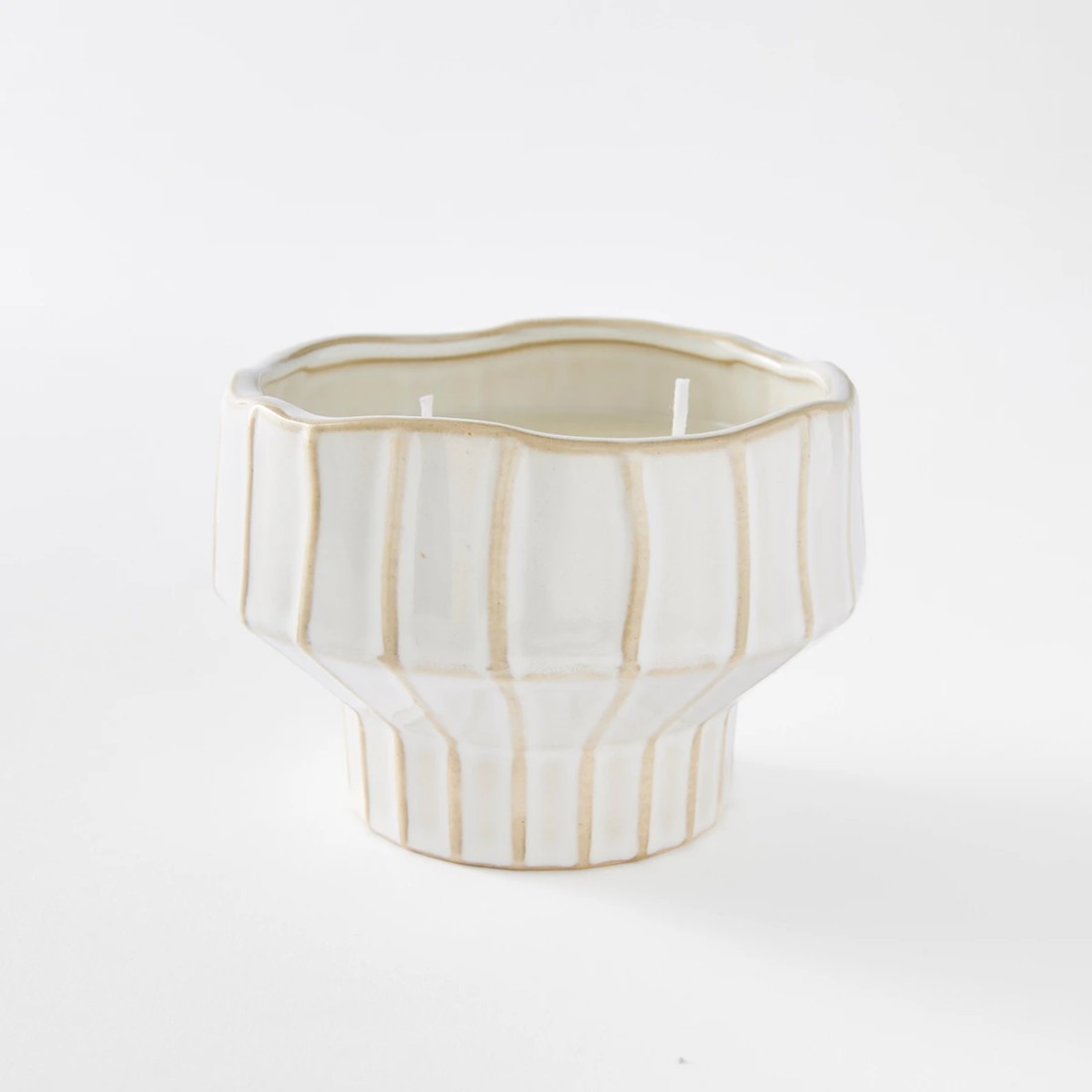 5 Sage and Moss Irregular Pedestal Fragrant Candle, 5 of 5