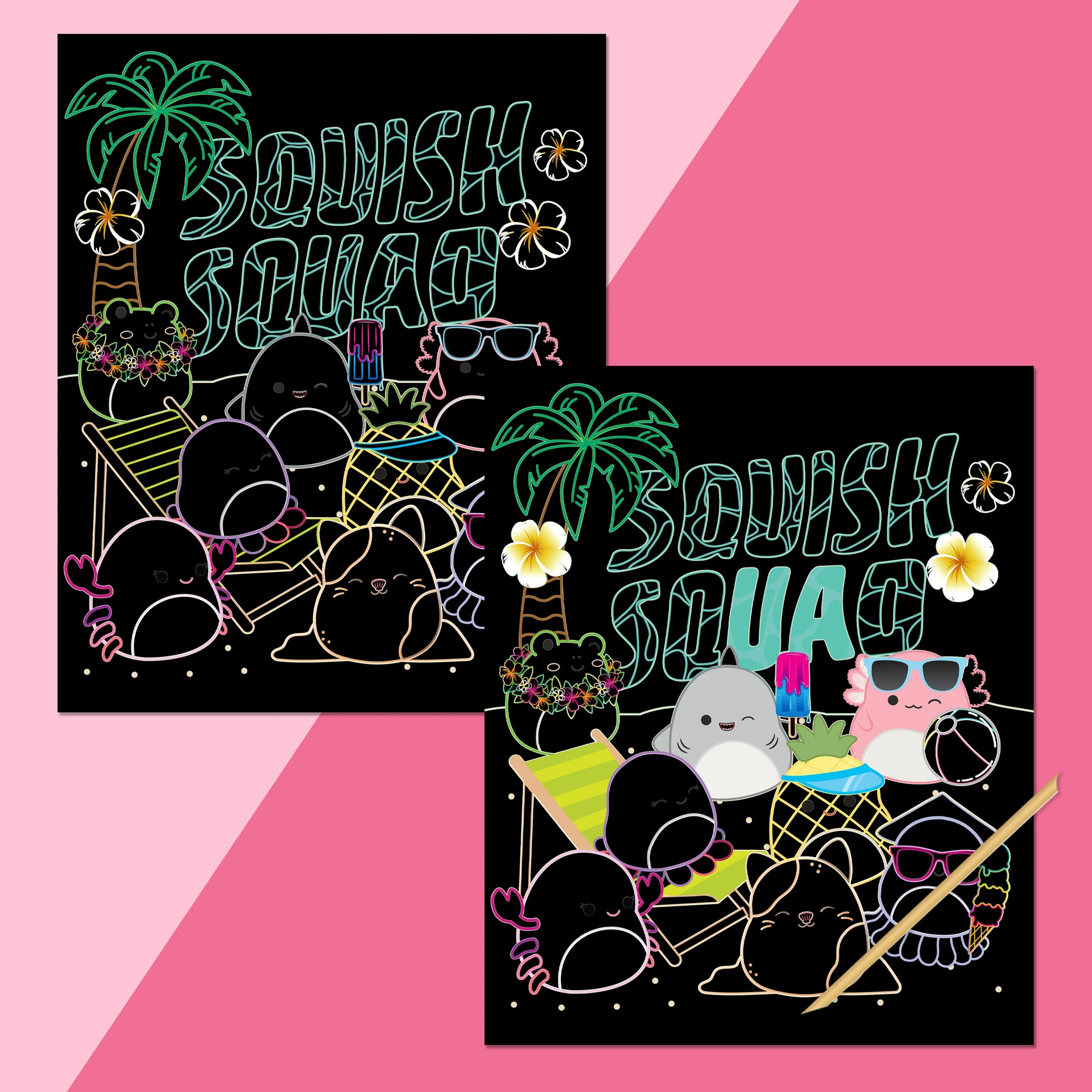 3 Original Squishmallows Etch Art Creations - Book, 3 of 5