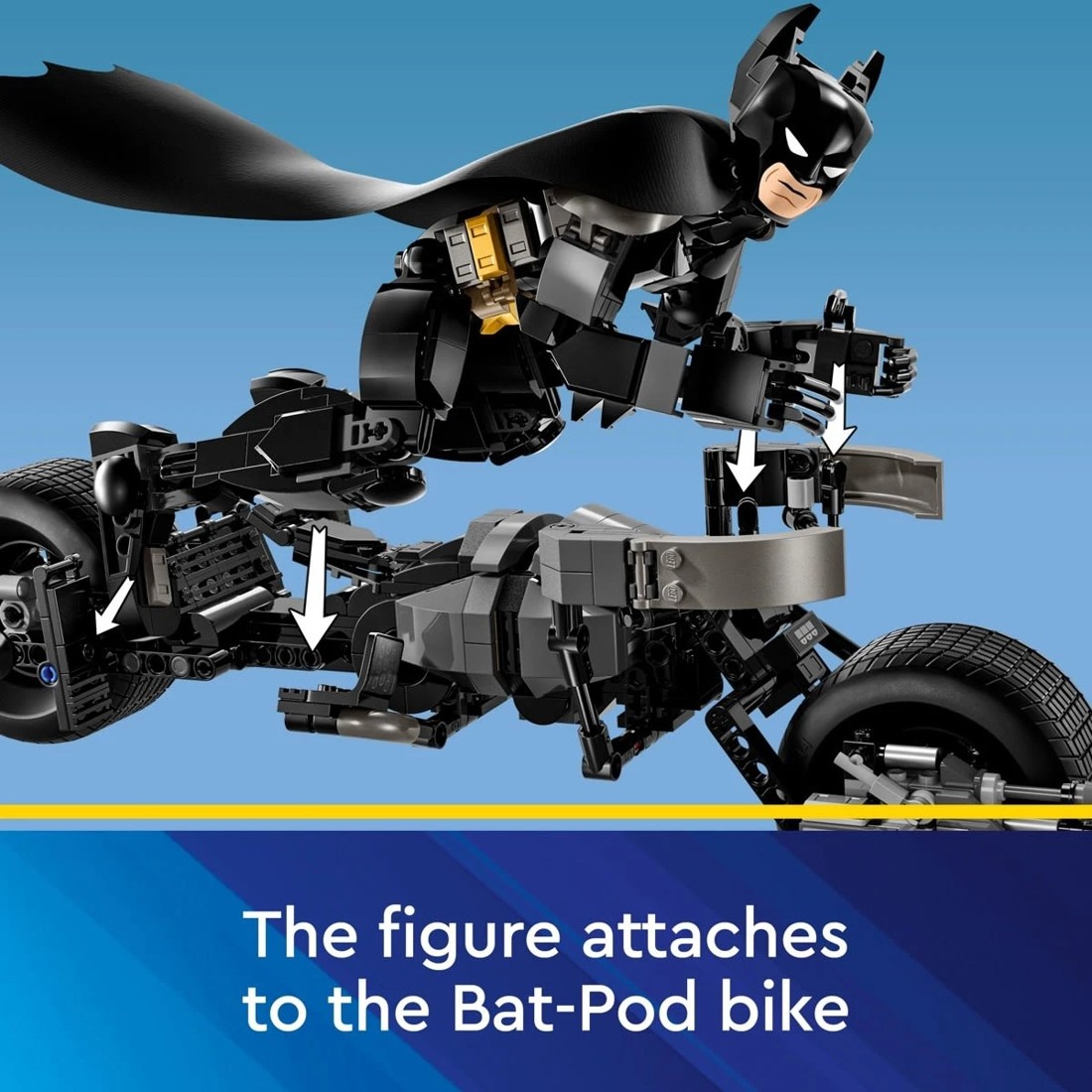 5 LEGO Super Heroes DC Batman Construction Figure and the Bat-Pod Bike 76273, 5 of 11