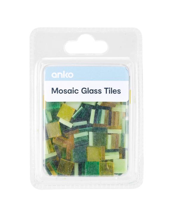 Mosaic Glass Tiles - Green