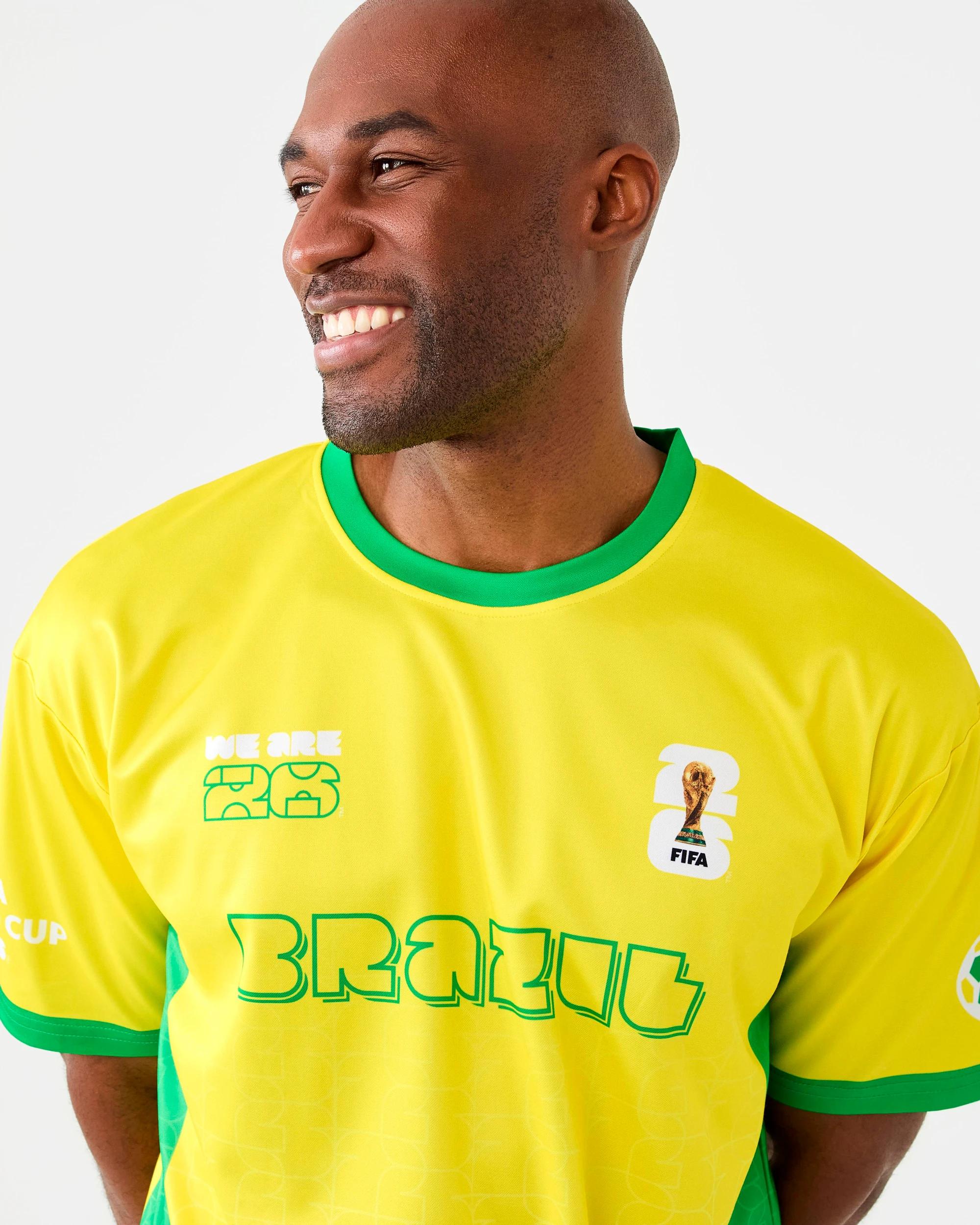 4 FIFA Country Adult T-shirt Brazil, 4 of 9