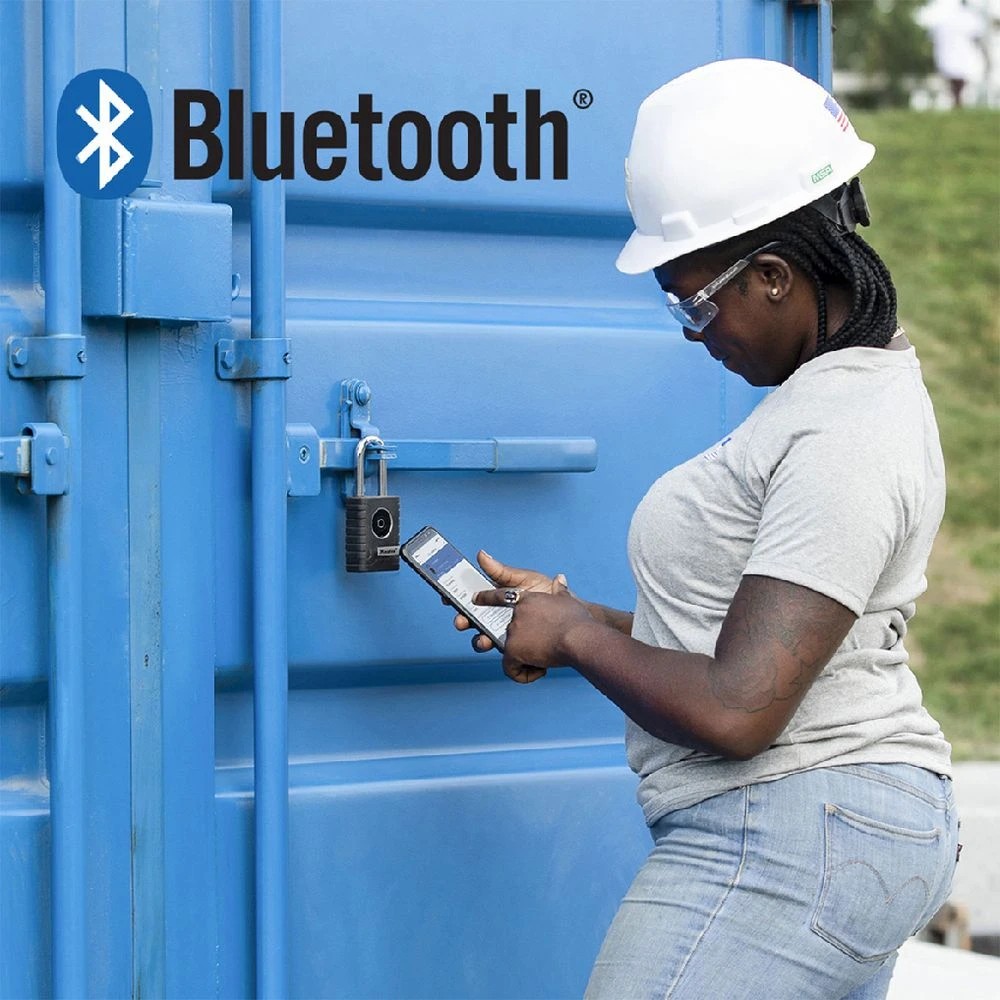 8 Masterlock Bluetooth Outdoor Padlock Black, 8 of 8