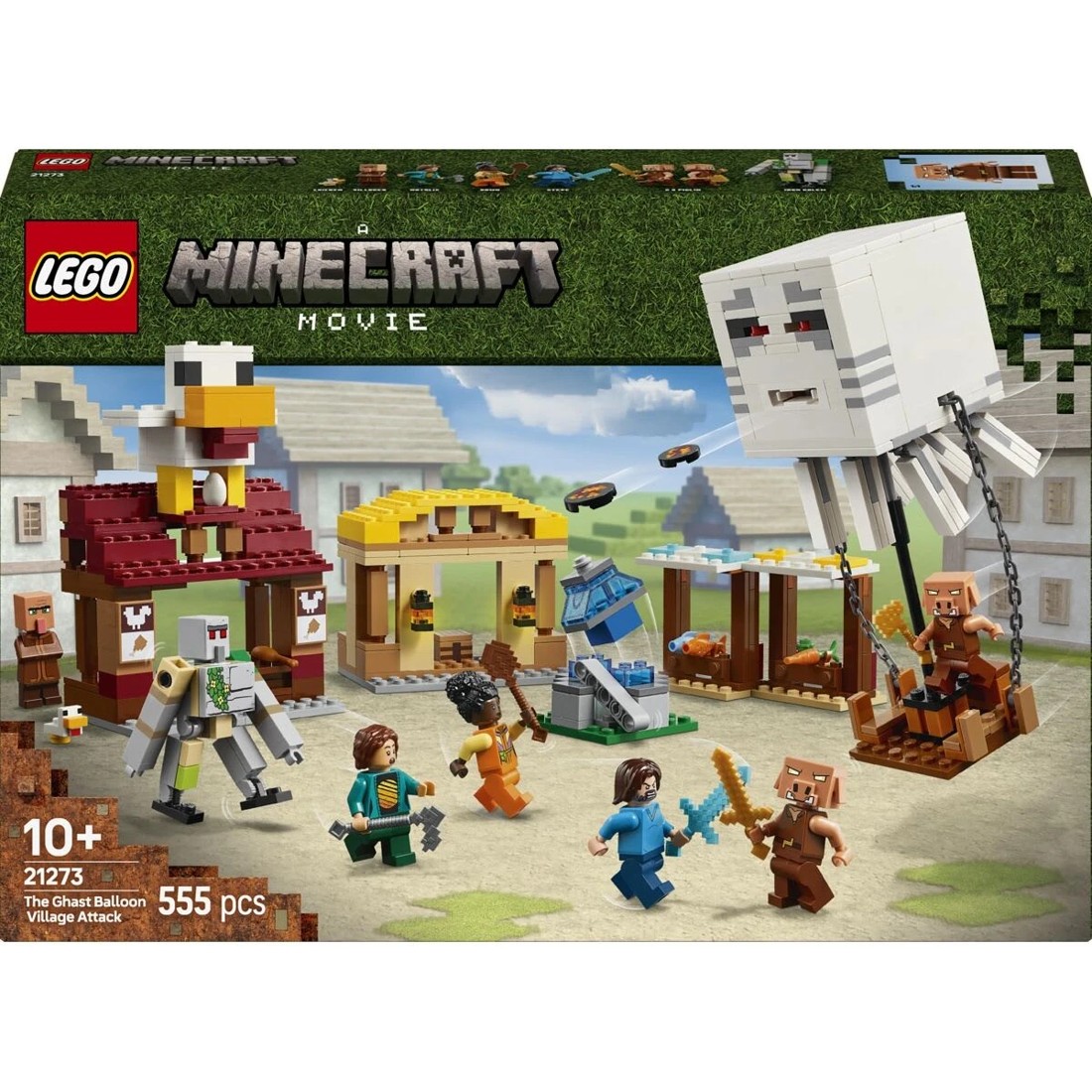 1 LEGO Minecraft The Ghast Balloon Village Attack 21273, 1 of 10