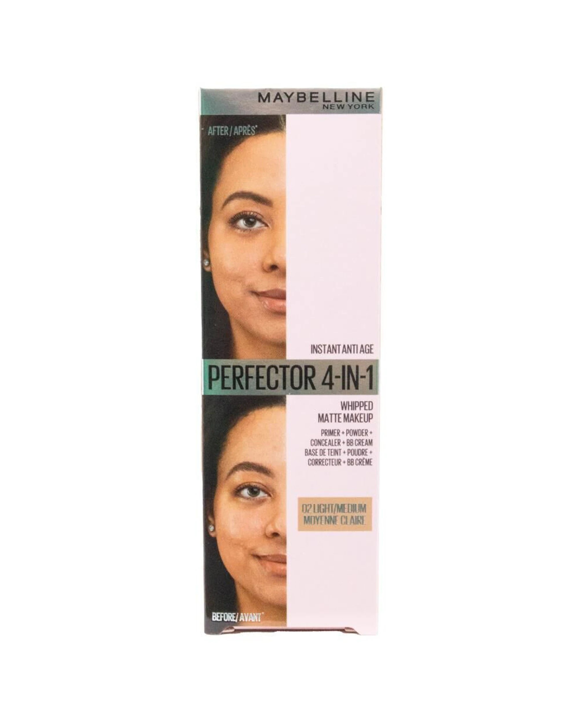 2 Maybelline 3PK 4-in-1 Perfector Whipped Matte Makeup Lightweight 30ml - Brown, 2 of 4