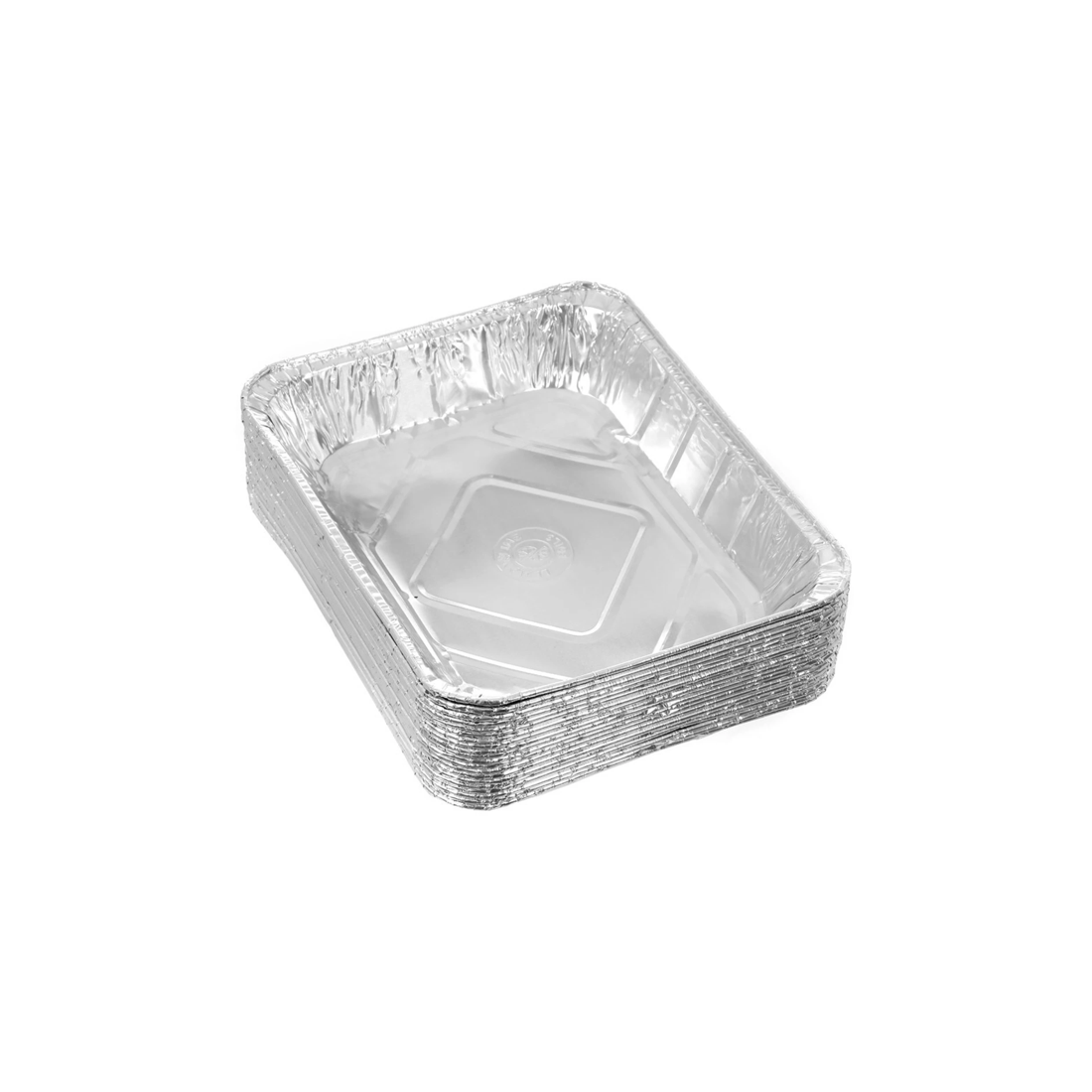 2 20pc Lemon & Lime 31.5cm Disposable Aluminium Foil Bbq/oven Roasting/baking Tray
 - Silver, 2 of 3
