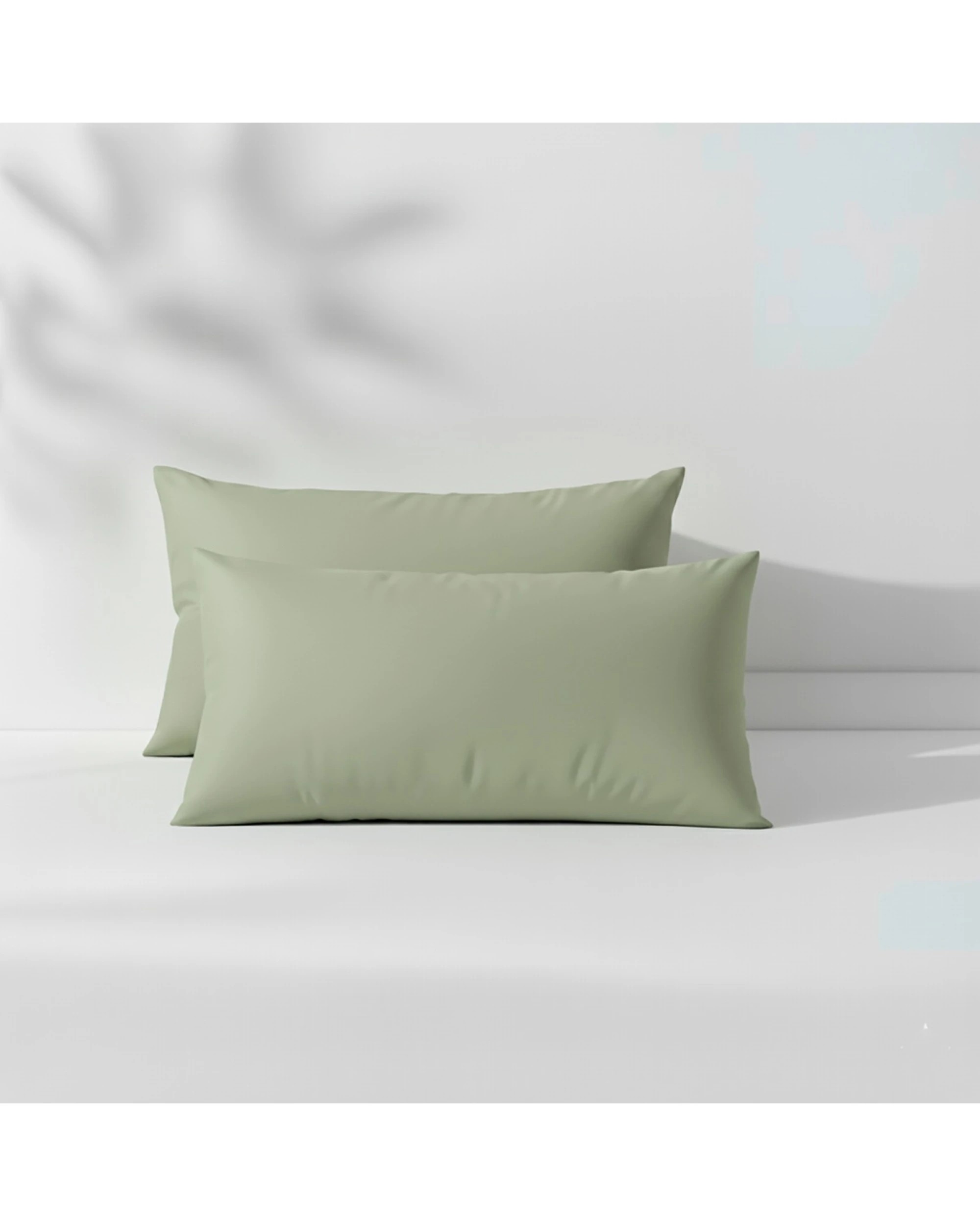 6 KG Linen 400TC Egyptian Cotton Sheet Set With Pillowcases Long-Staple Sateen - Single Bed - Green, 6 of 6