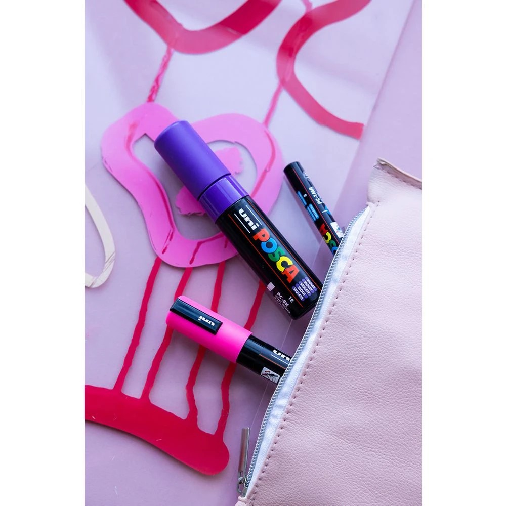 9 Posca PC-5M Paint Marker Purple 4 Pack, 9 of 10