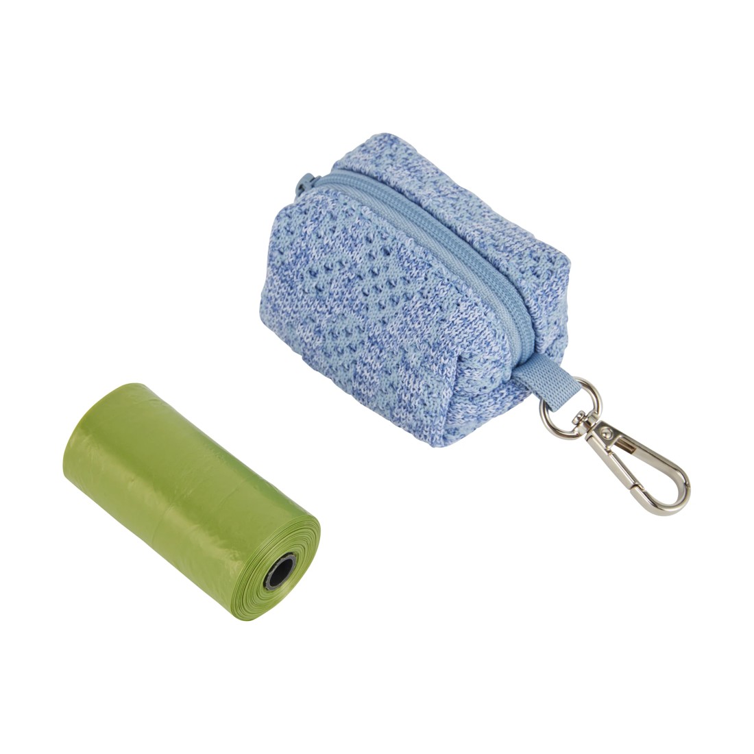 4 Pet Blue Knit Lead and Poo Bag Holder, 4 of 5
