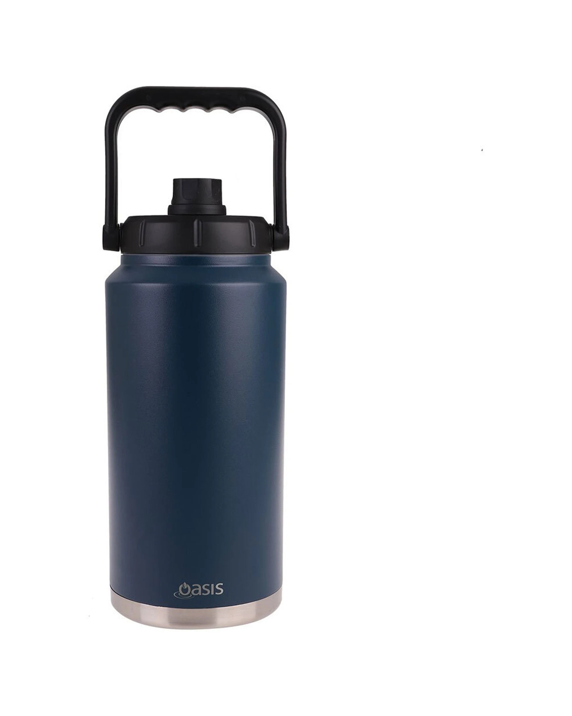 1 Oasis 3.8l Insulated Mini Jug Stainless Steel Water Bottle W/ Carry Handle Navy
 - Blue, 1 of 3