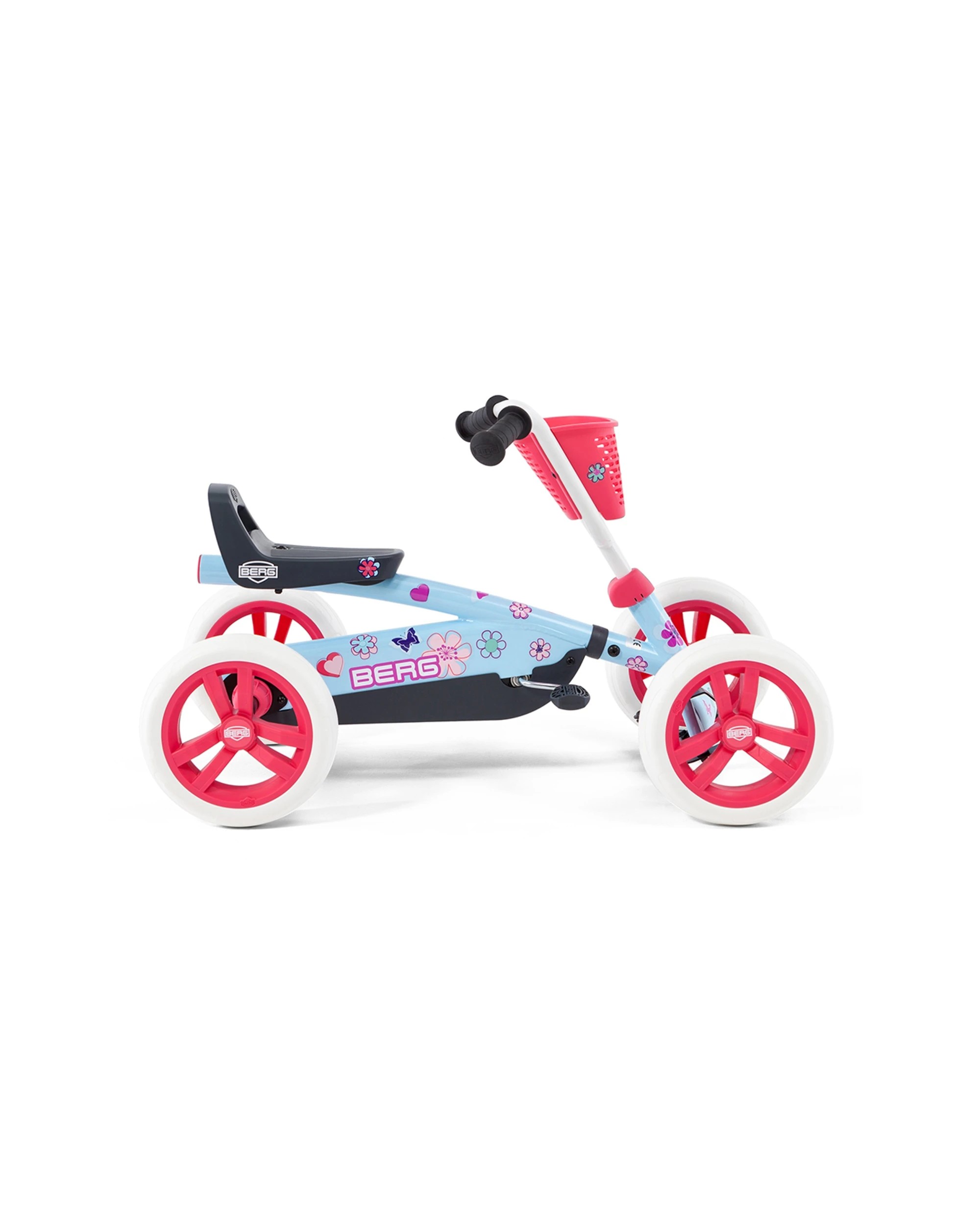 2 Berg Buzzy Bloom Kids Pedal Go Kart Pink Ride On Toy 2-5 Years Stable Design - Pink, 2 of 4