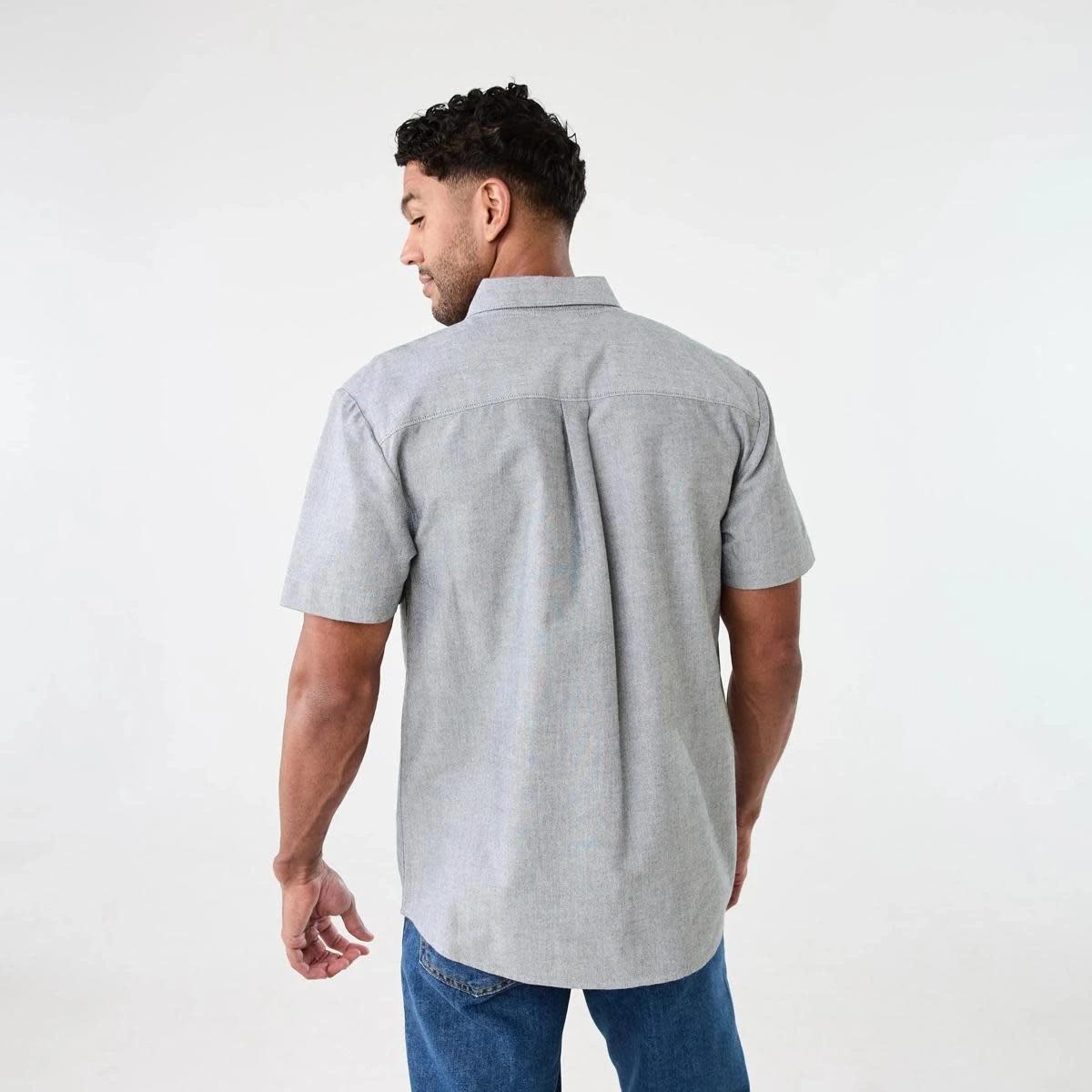 6 Short Sleeve Oxford Shirt GREY YD, 6 of 6