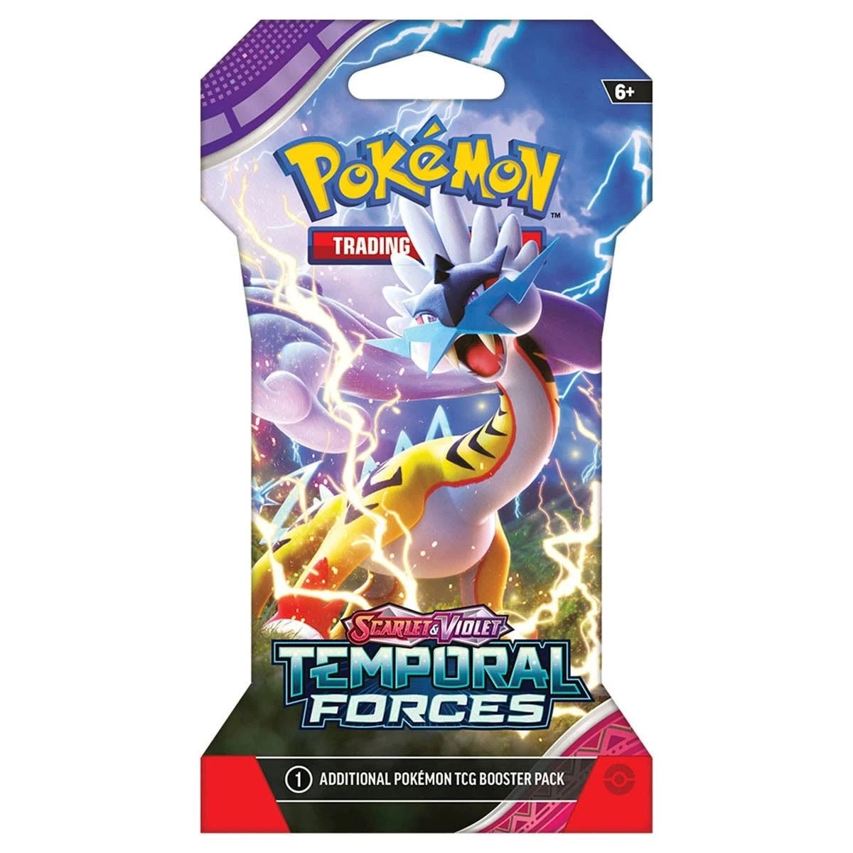 3 Pokemon Trading Card Game: Scarlet & Violet Temporal Forces Blister Pack - Assorted, 3 of 6