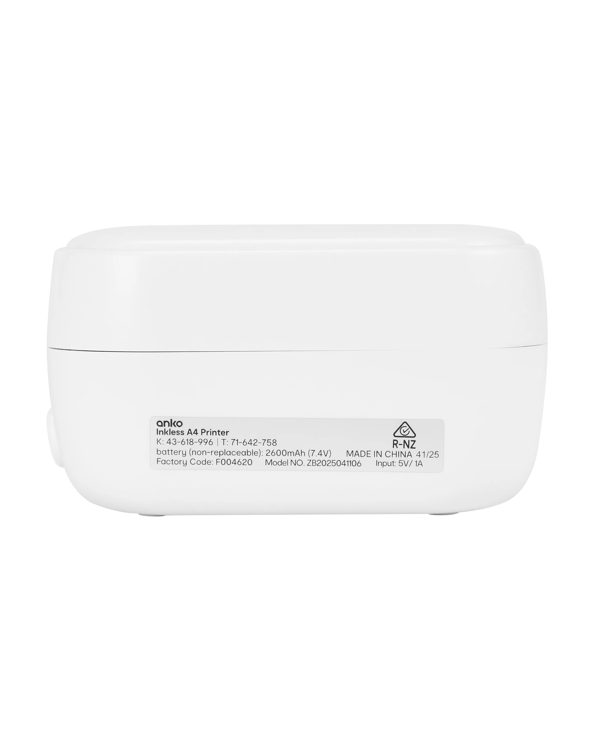 3 Inkless A4 Printer - White, 3 of 9