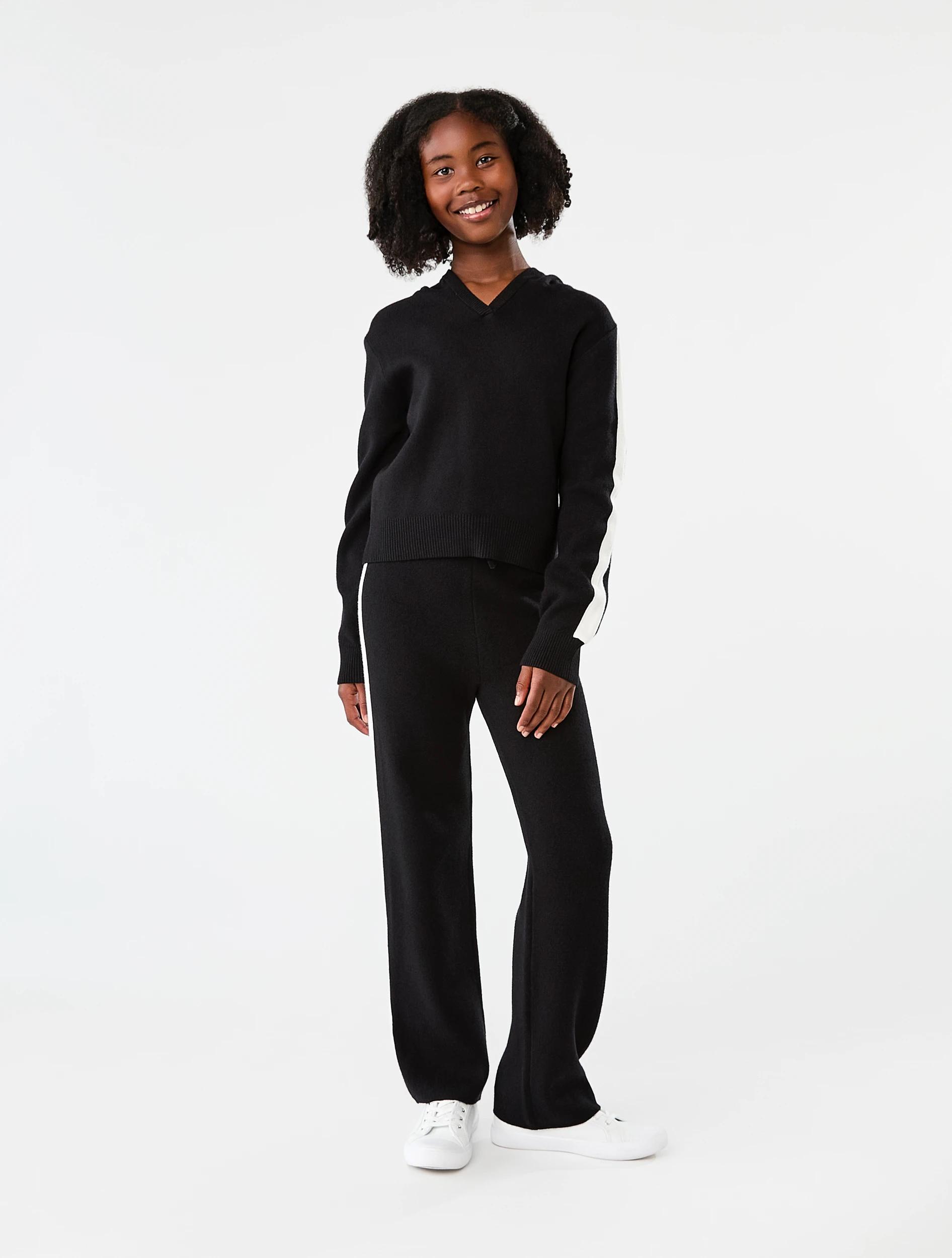 5 Bonded Knit Pants Black, 5 of 6