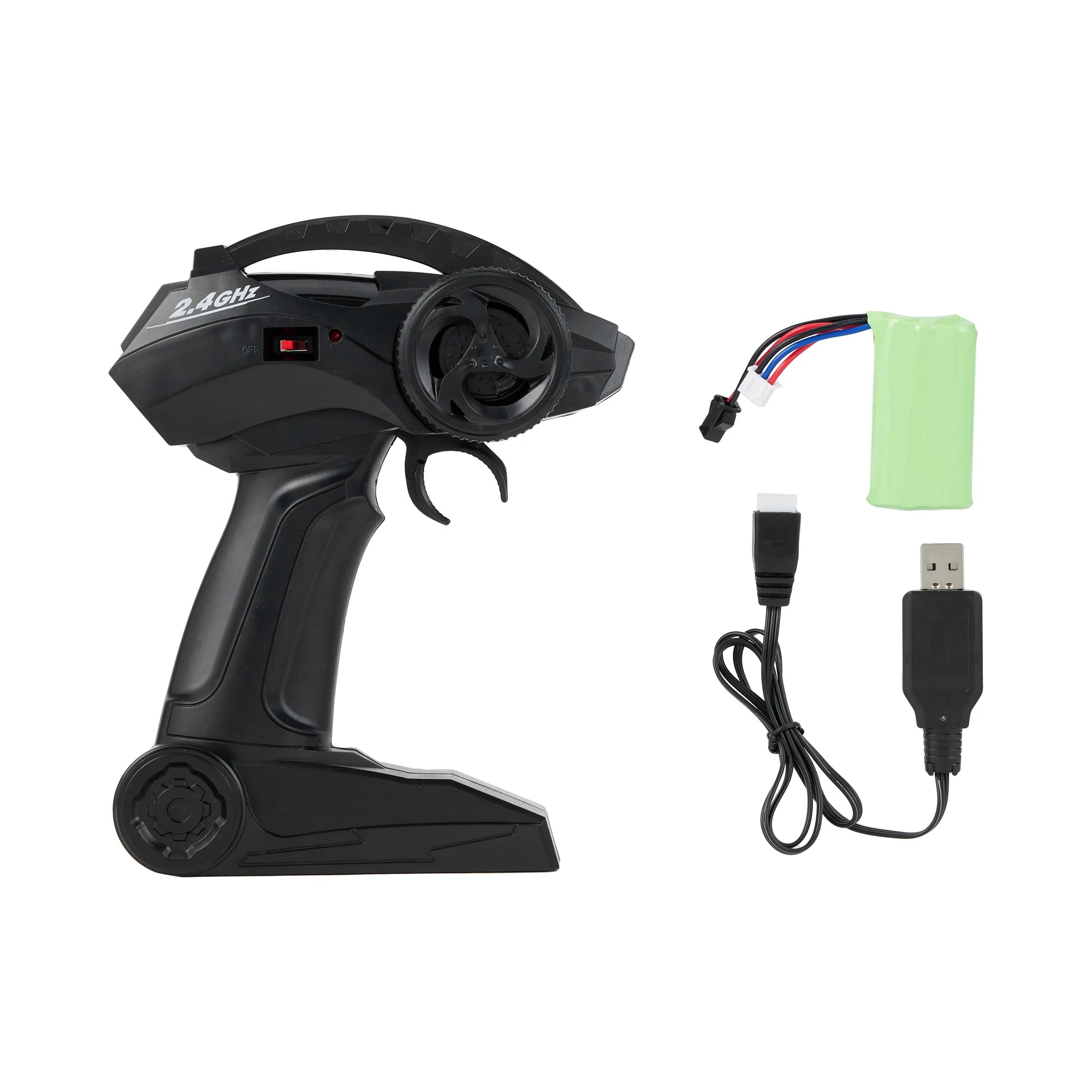 7 2.4GHz 1/8 Scale RC Muscle Car with Big Wheels, 7 of 9