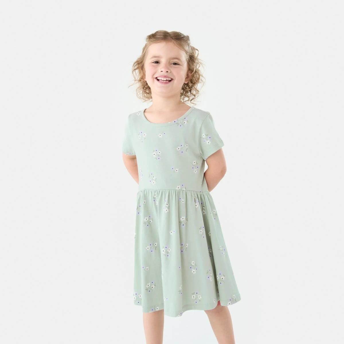 1 Jersey Dress Floral, 1 of 10