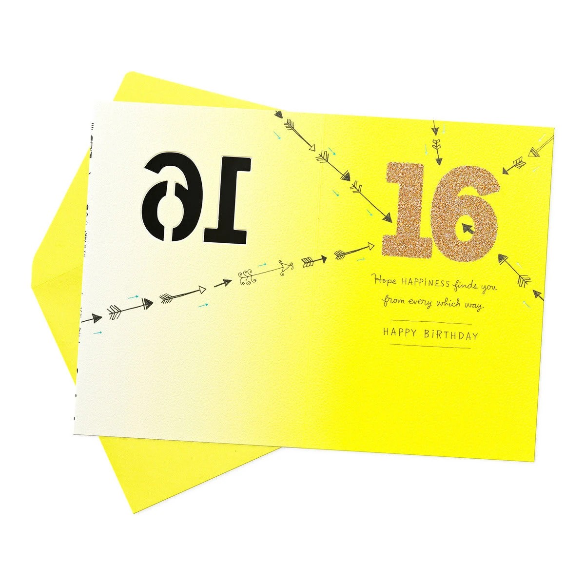 2 Hallmark Birthday Card - Age 16, 2 of 3