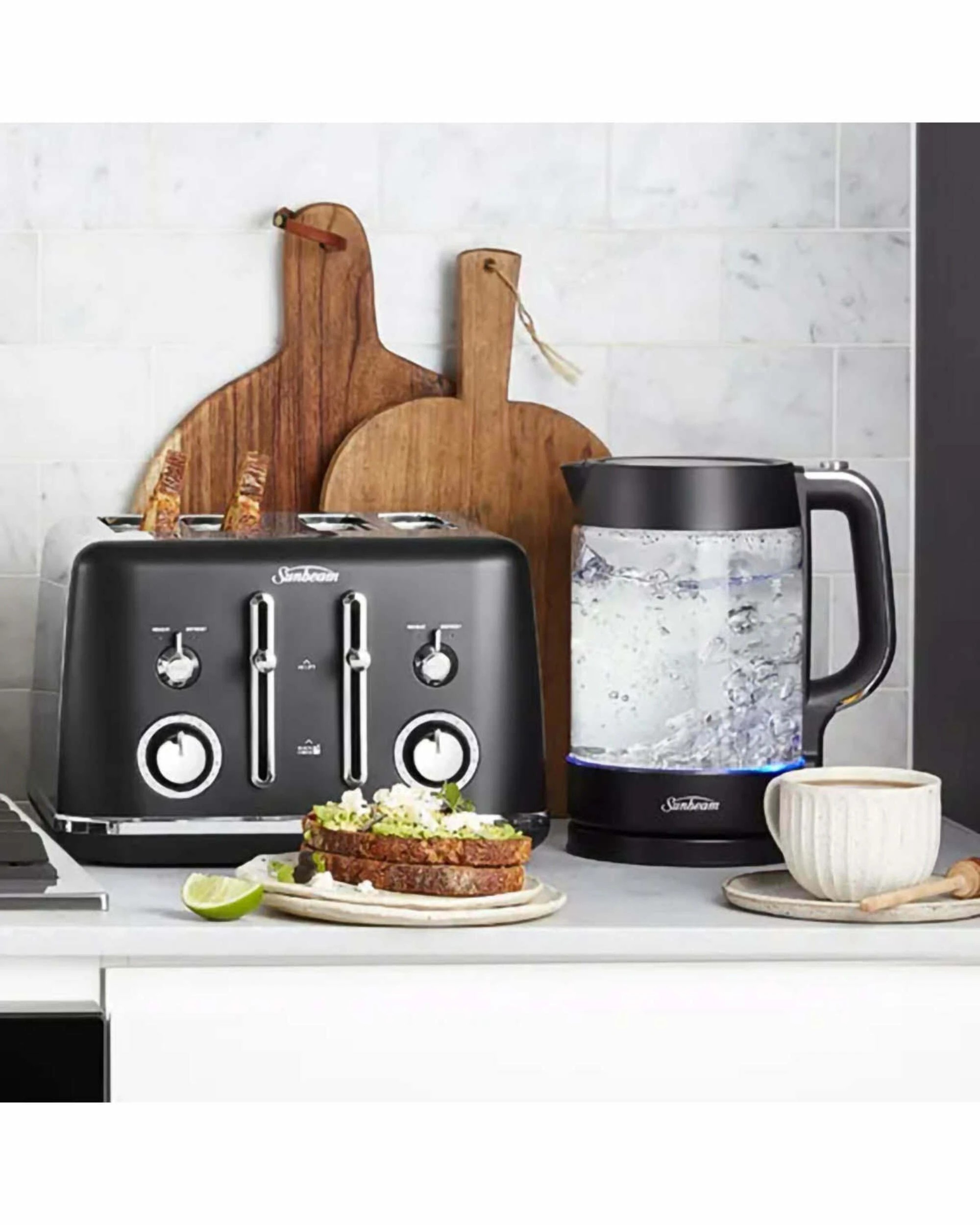 2 Sunbeam Alinea Collection 4 Slice Toaster - Dark Canyon - BLACK, 2 of 5