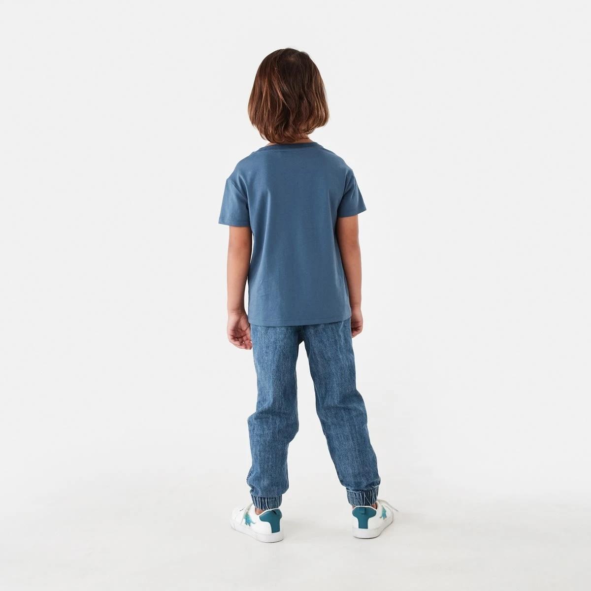 6 Chest Print T-shirt Nvy Varsit, 6 of 6