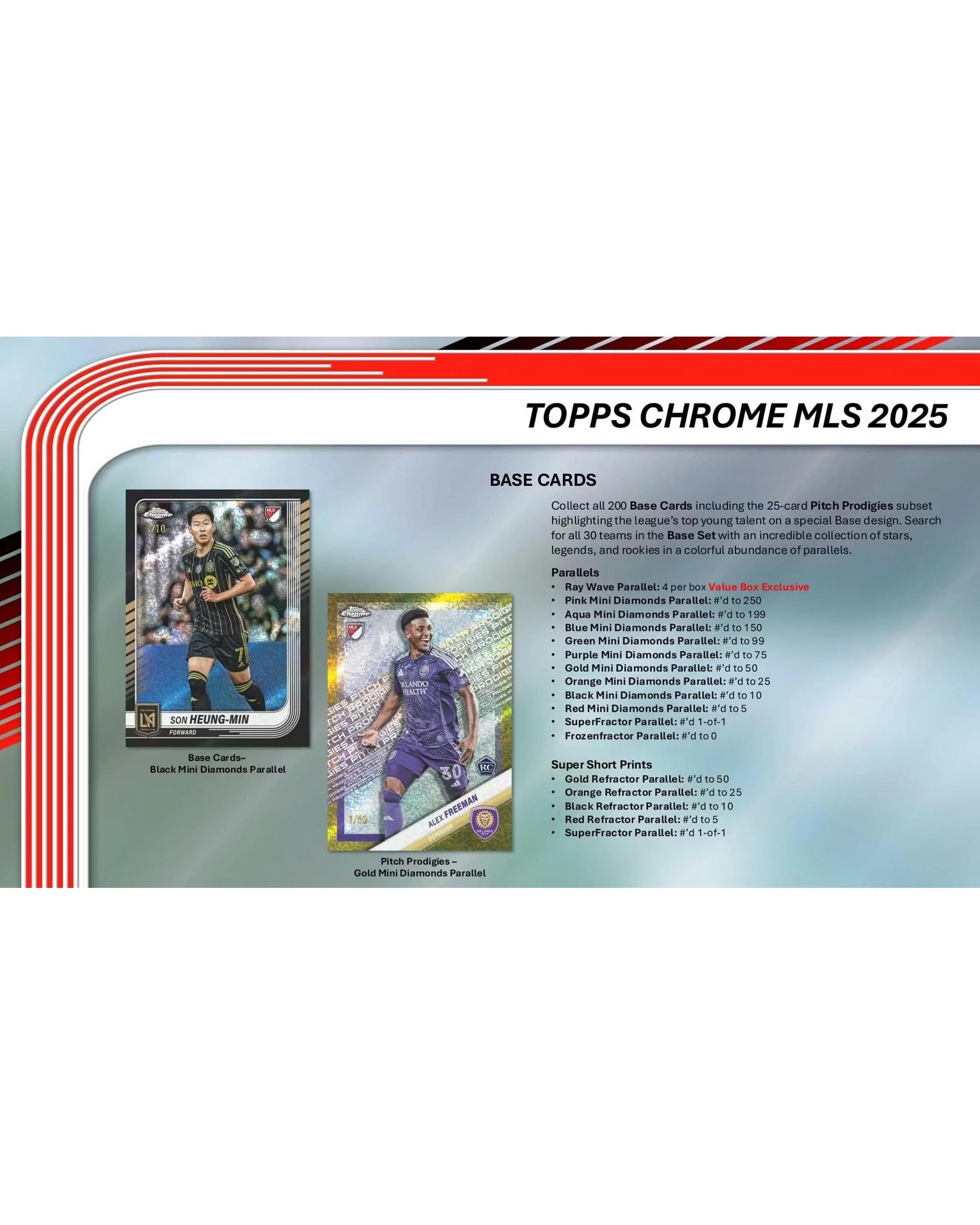 3 Topps Chrome MLS Major League Soccer 2025 Blaster Box, 3 of 9