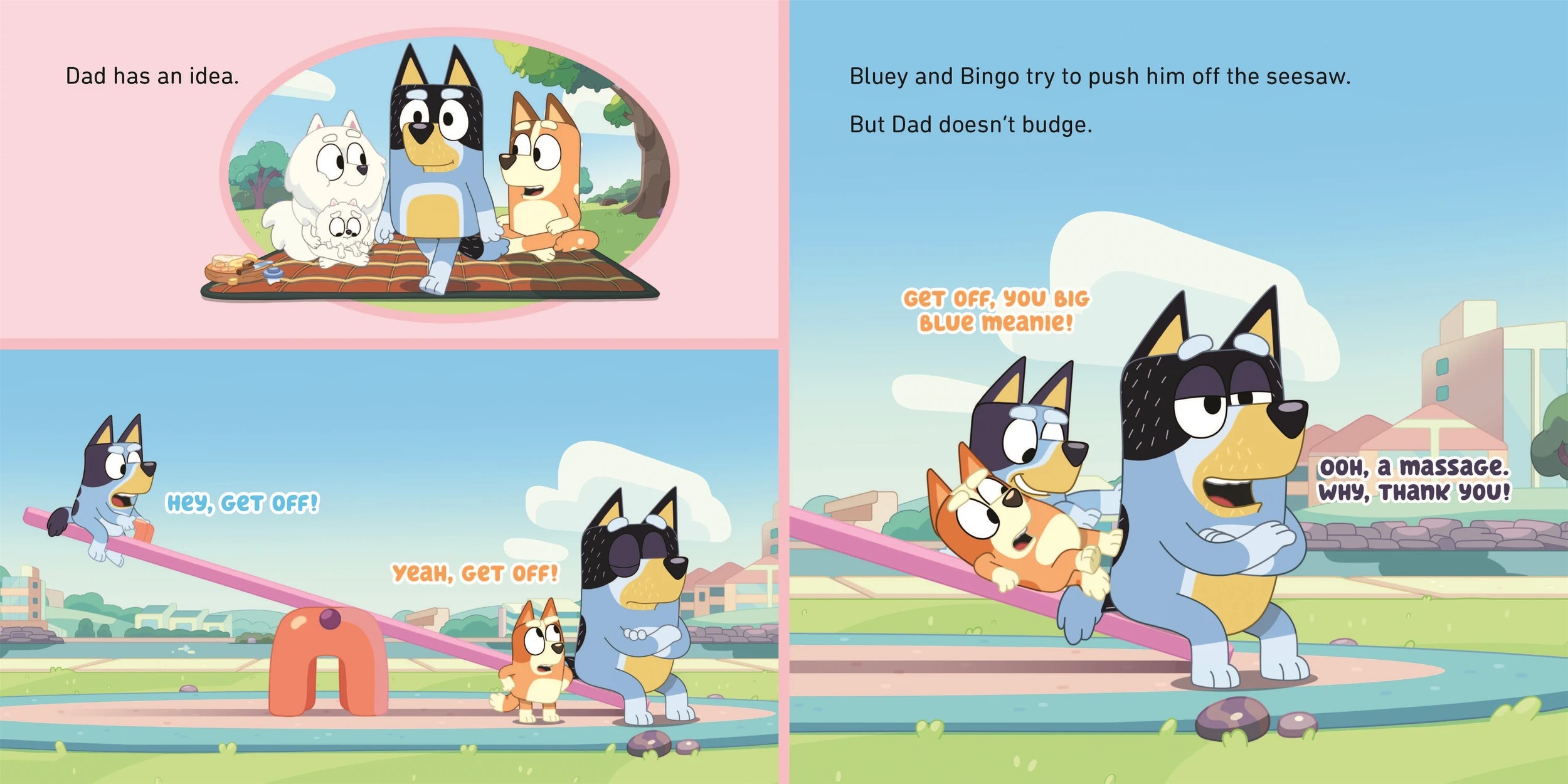 3 Bluey: Seesaw - A-Slide-and-Play Book, 3 of 6