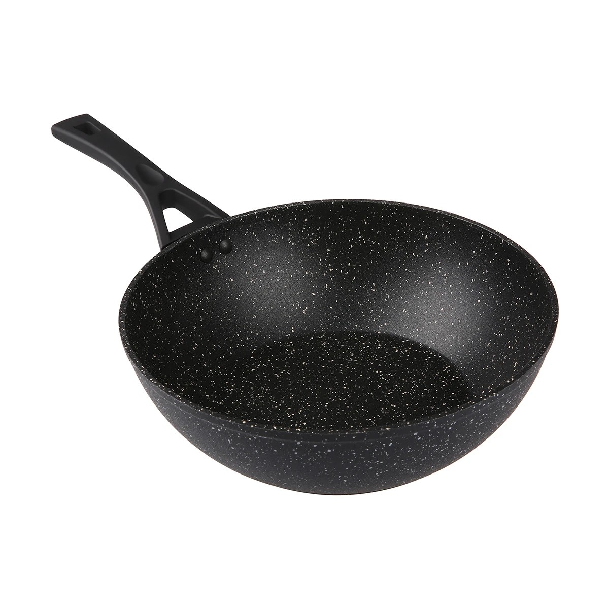 2 30cm Stone Blast Wok, 2 of 3