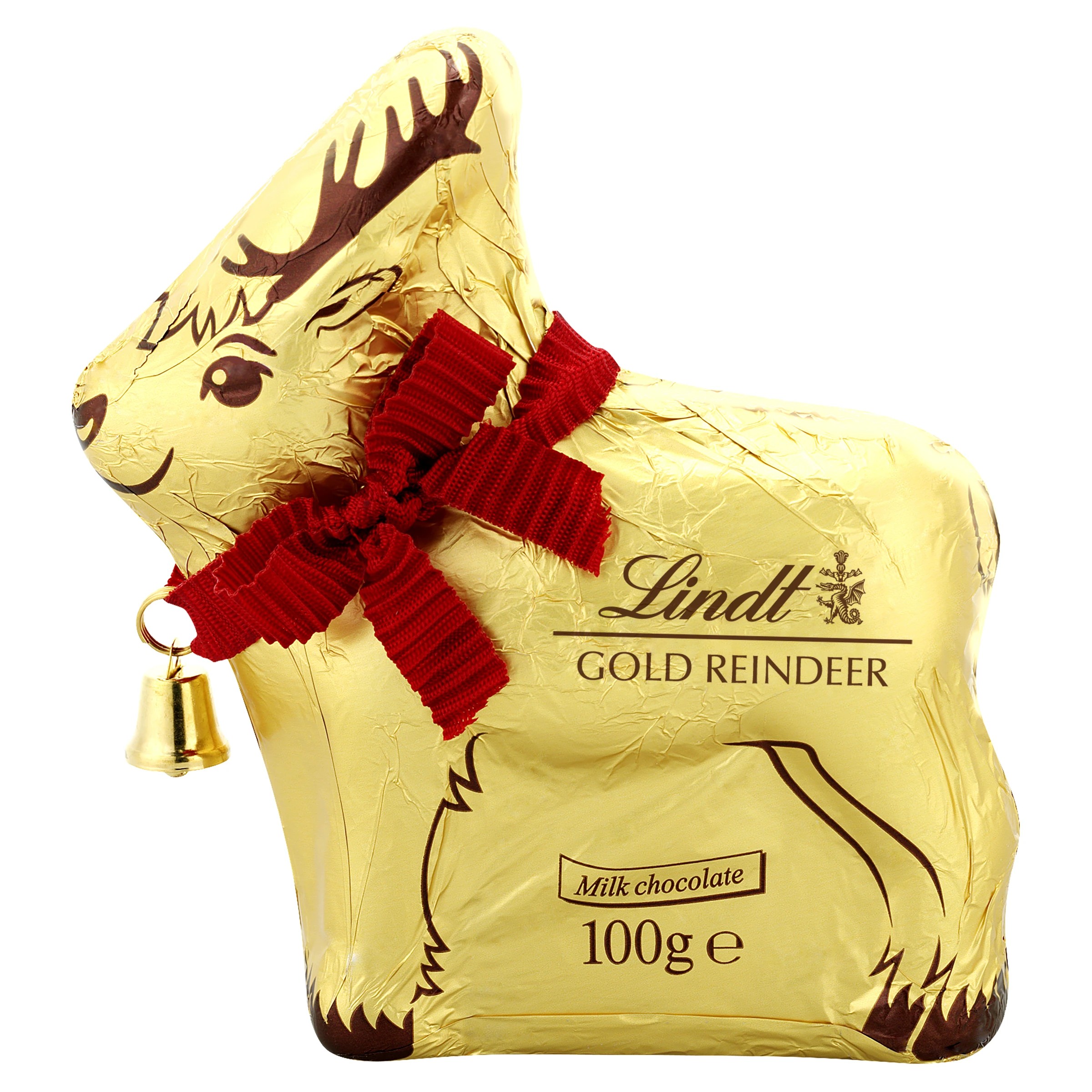 1 Lindt Gold Reindeer 100g, 1 of 4