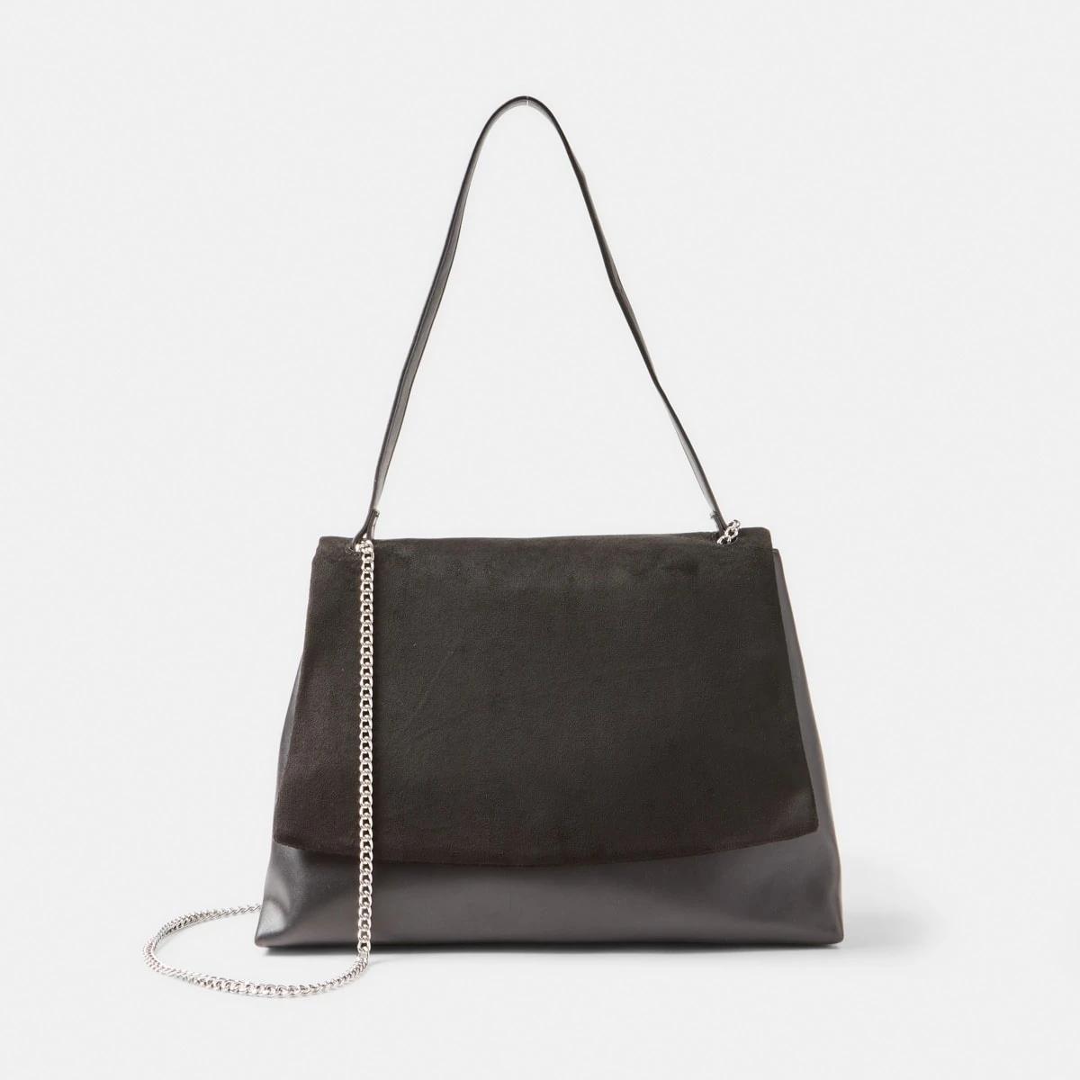 1 Front Flap Crossbody Bag BLACK, 1 of 6