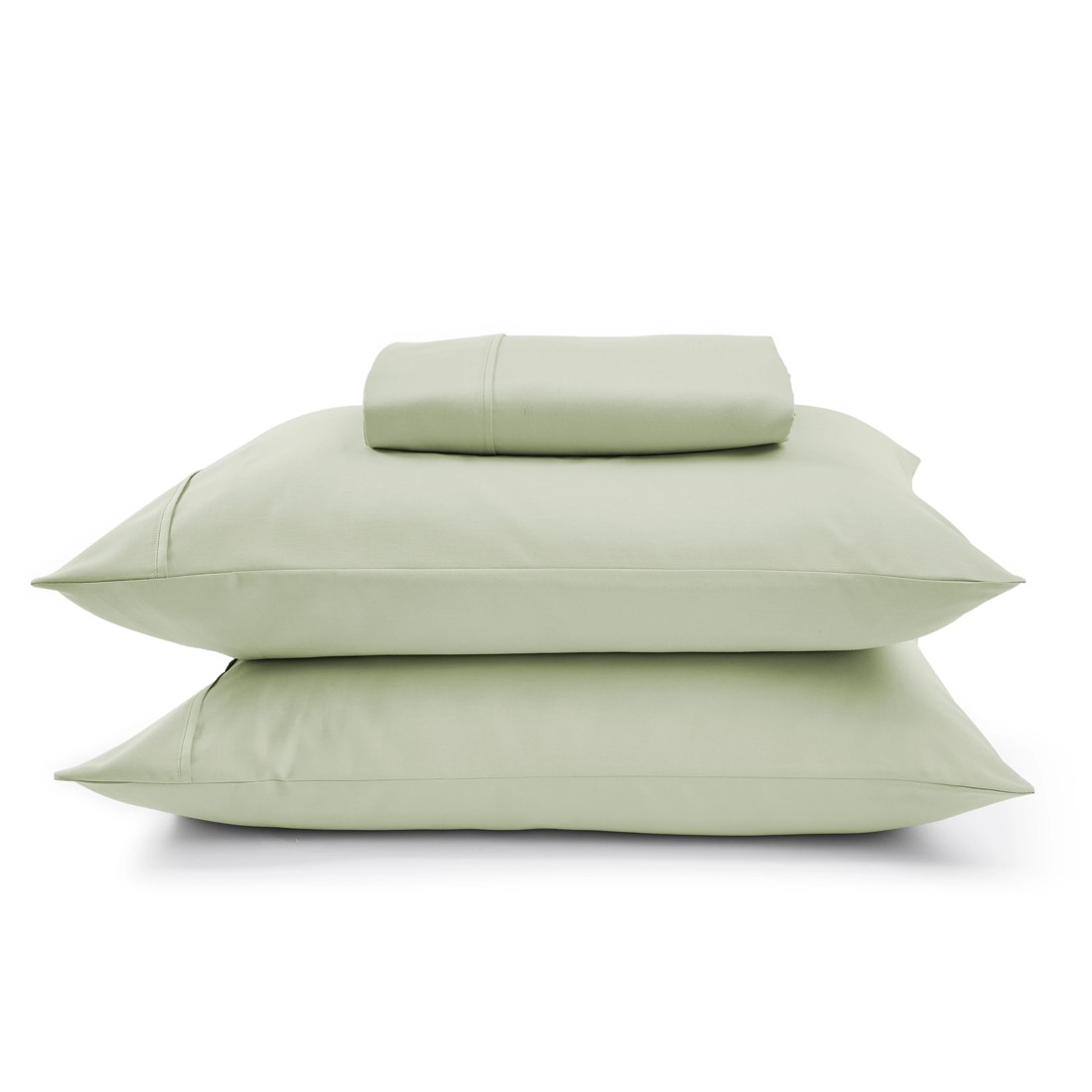 2 1000 Thread Count Cotton Rich Sheet Set - Queen Bed, Sage, 2 of 5