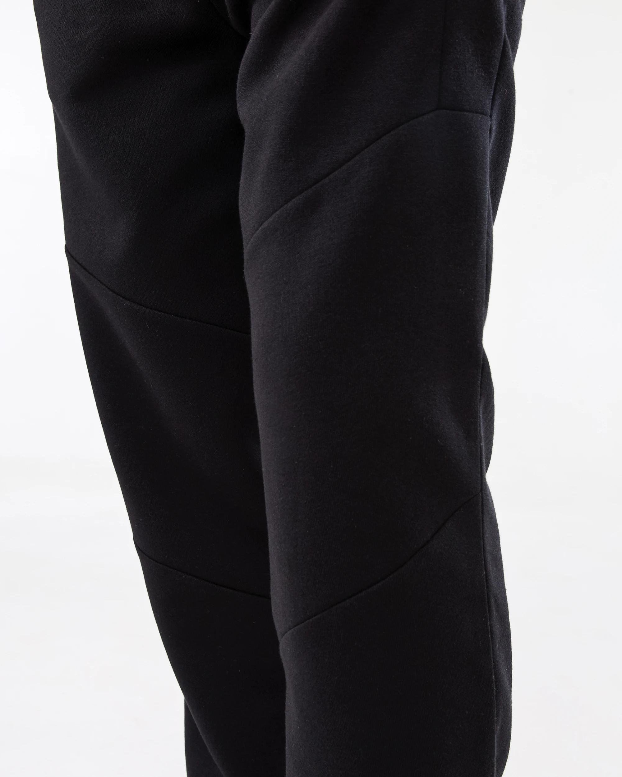 6 Active Mens Panel Trackpants BLACK, 6 of 6