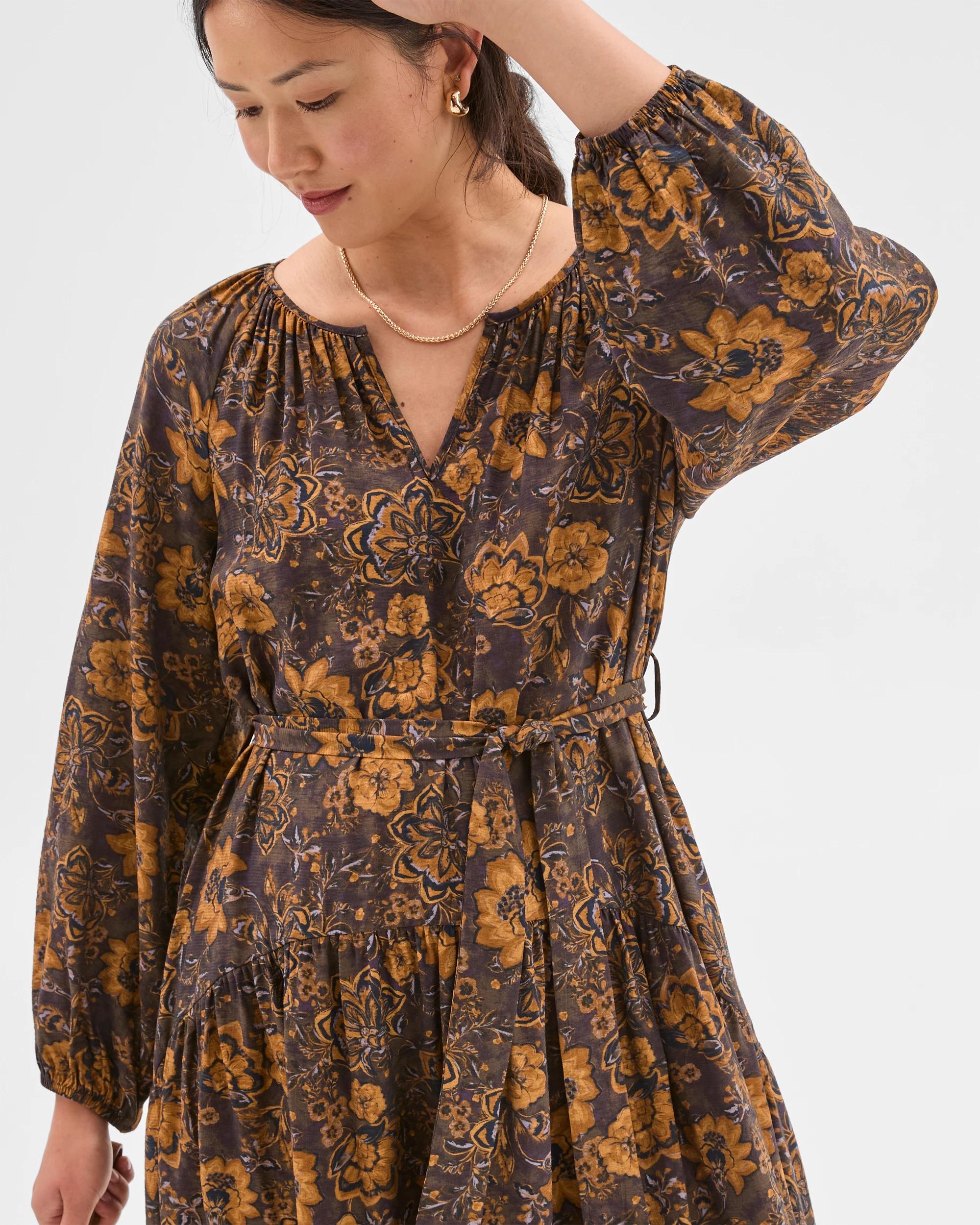 4 Target Woman Drop Waist Maxi Dress PAISLEY, 4 of 7