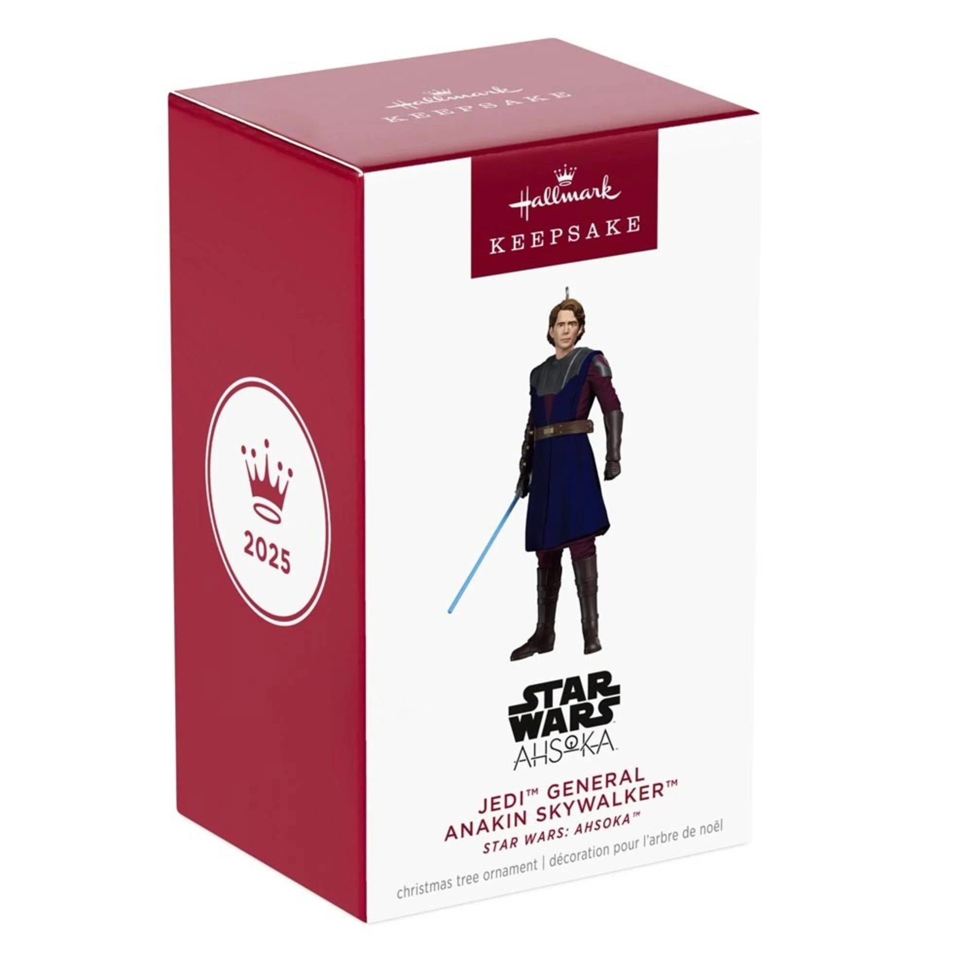 4 Star Wars - Ahsoka - Jedi Anakin Skywalker 2025 Hallmark Keepsake Ornament - Multi, 4 of 4