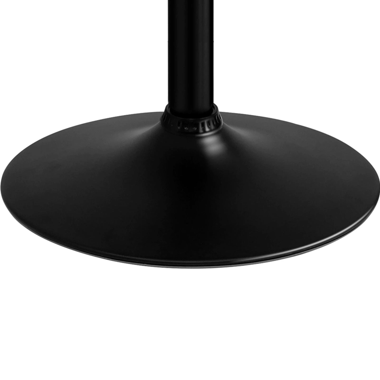 8 Alfordson 2x Bar Stool Kitchen Swivel Chair Wooden Leather Gas Lift - Black, 8 of 9