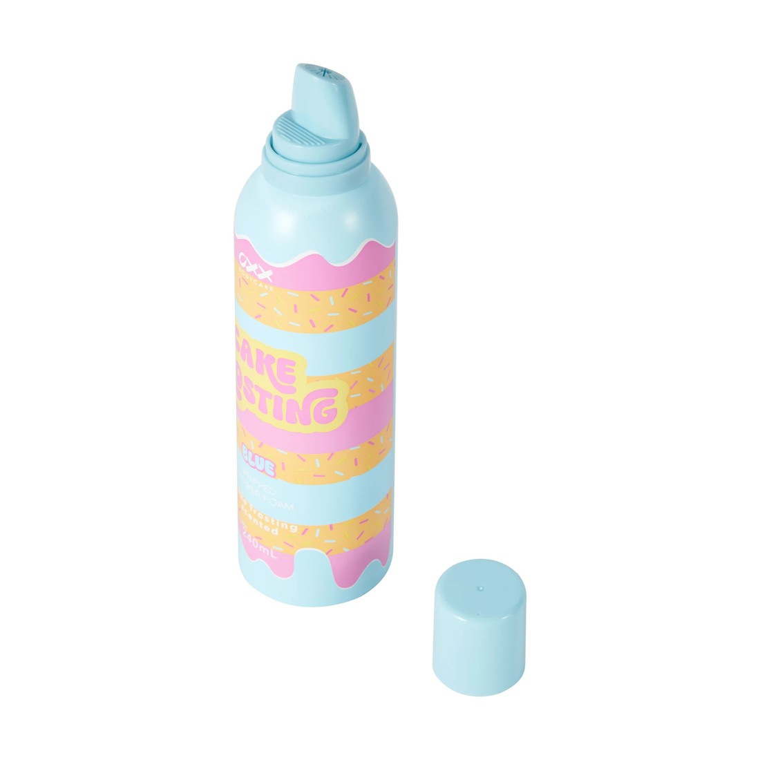 2 OXX Bodycare Blue Whipped Shower Foam 240ml - Cake Frosting Scented, 2 of 6