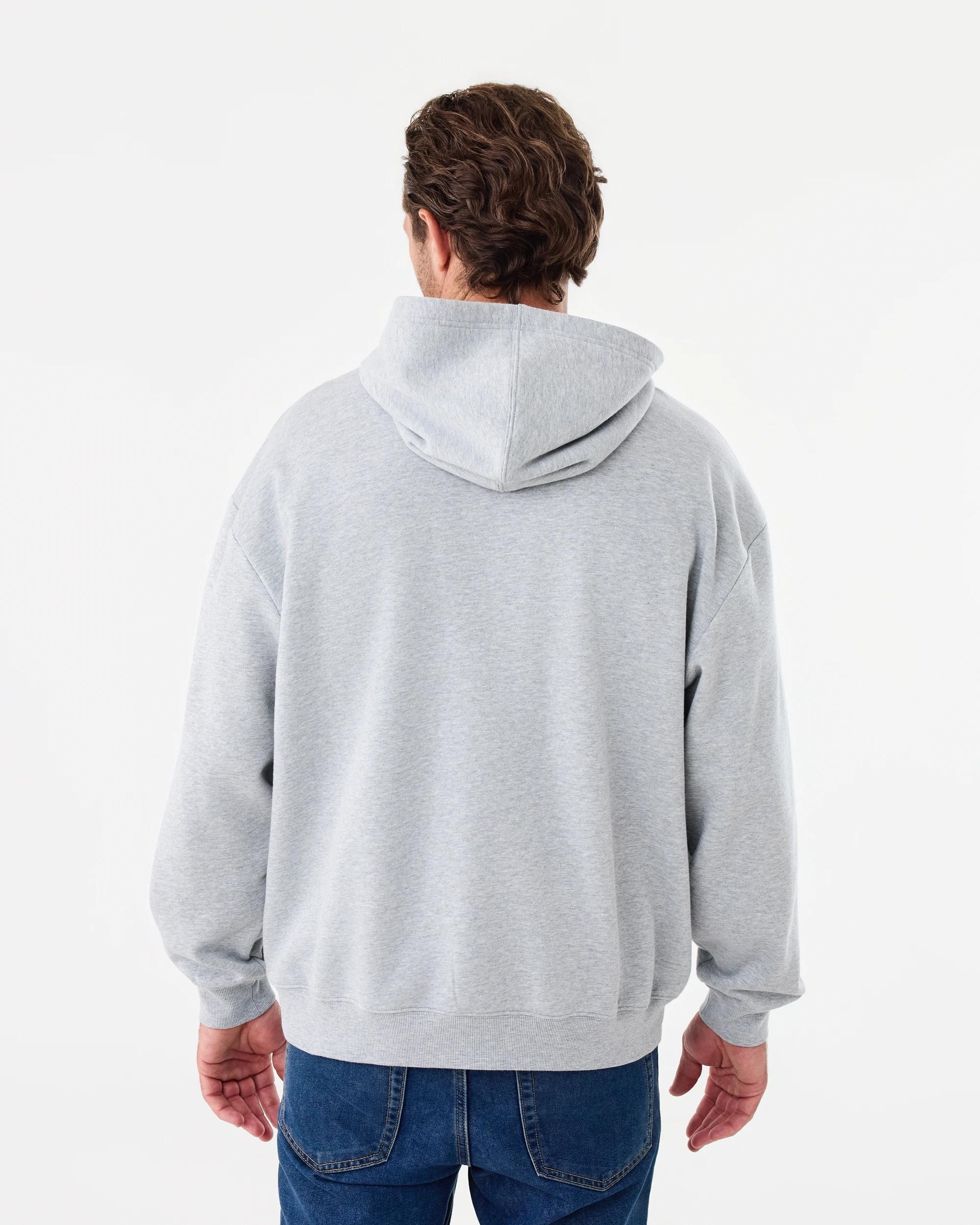 3 Relaxed Core Hoodie Gry Marle, 3 of 6